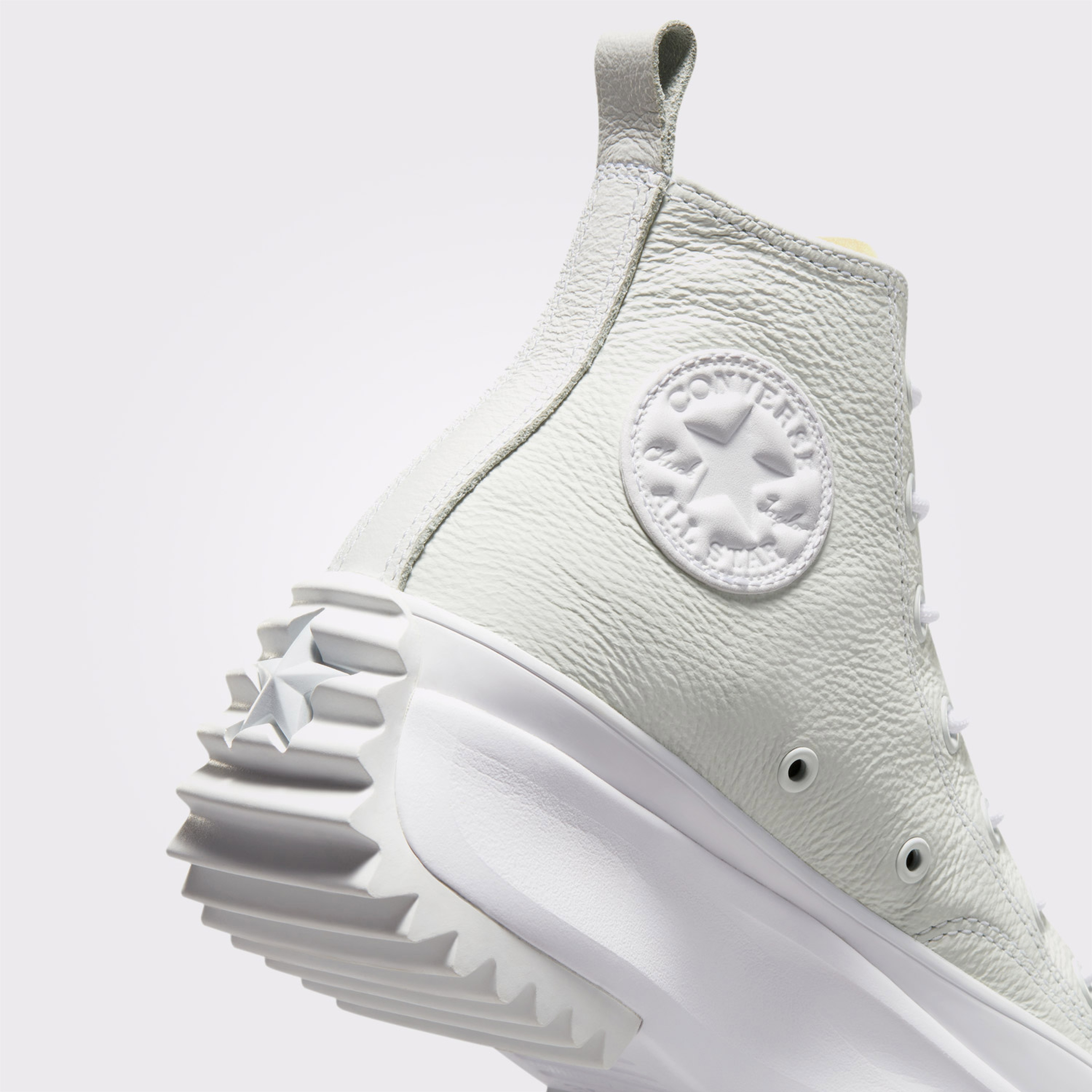 Converse Run Star Hike Utility Leather Platform Unisex Beyaz Sneaker