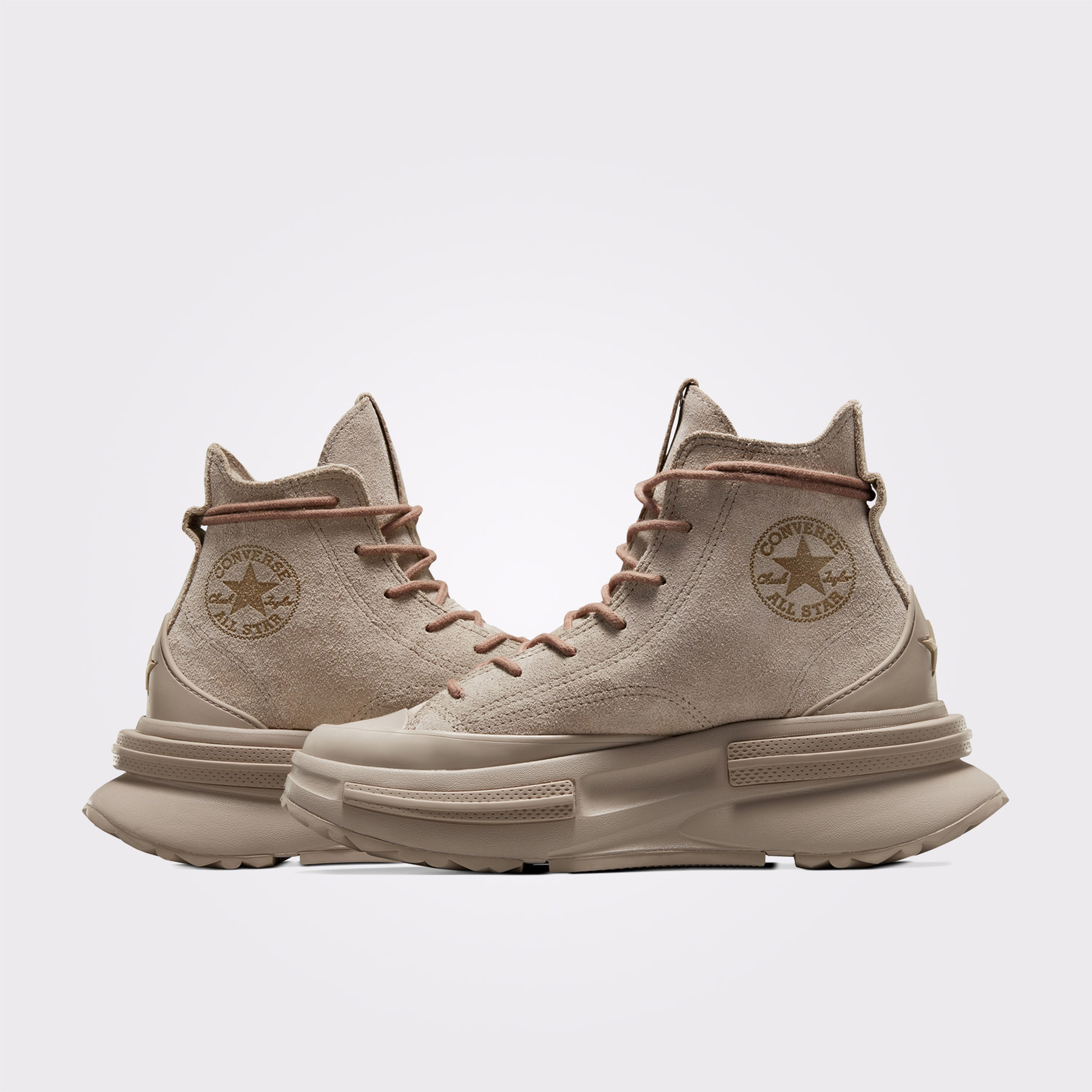 Converse Run Star Legacy Cx Platform Mono Suede Unisex Kahverengi Sneaker