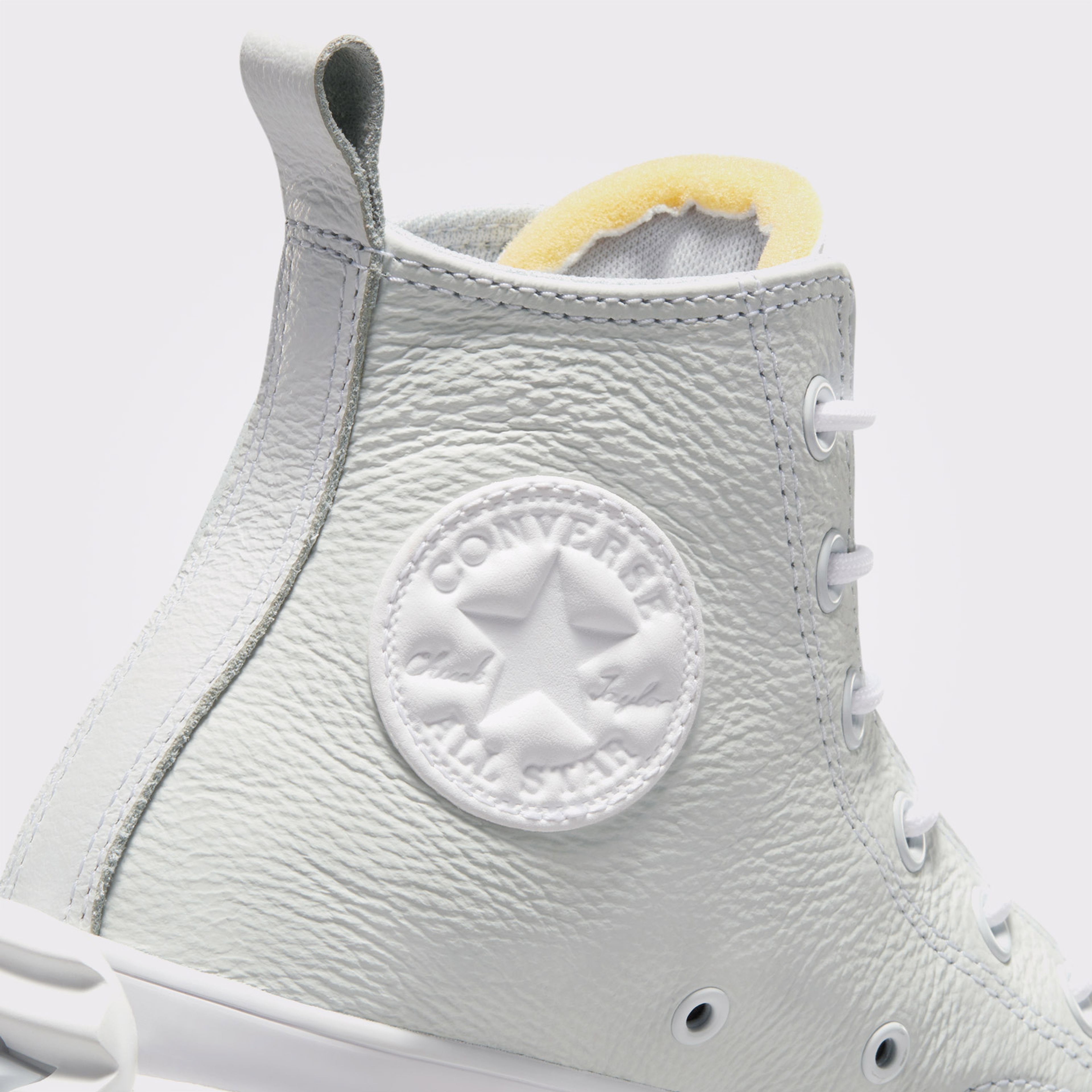 Converse Run Star Hike Utility Leather Platform Unisex Beyaz Sneaker