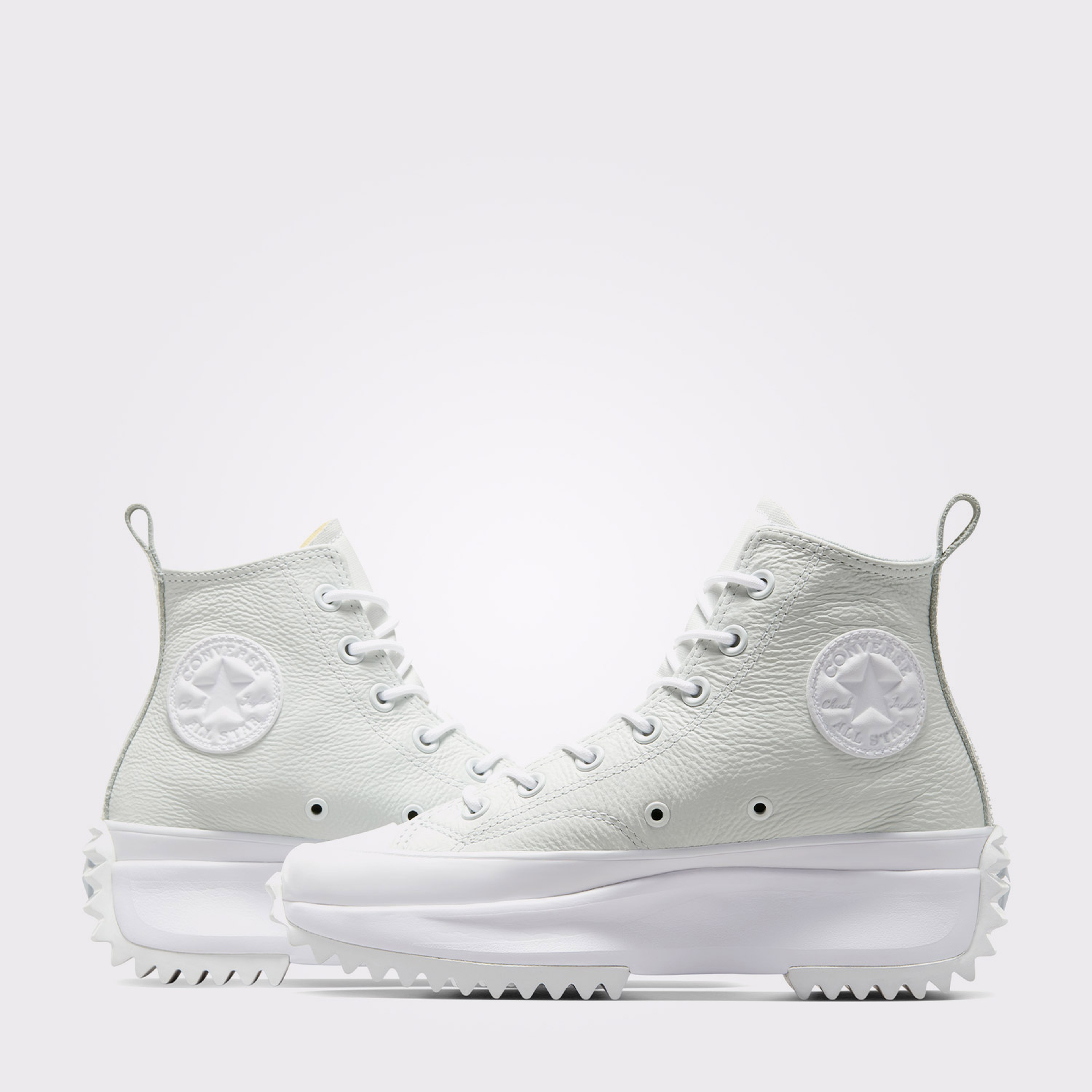 Converse Run Star Hike Utility Leather Platform Unisex Beyaz Sneaker