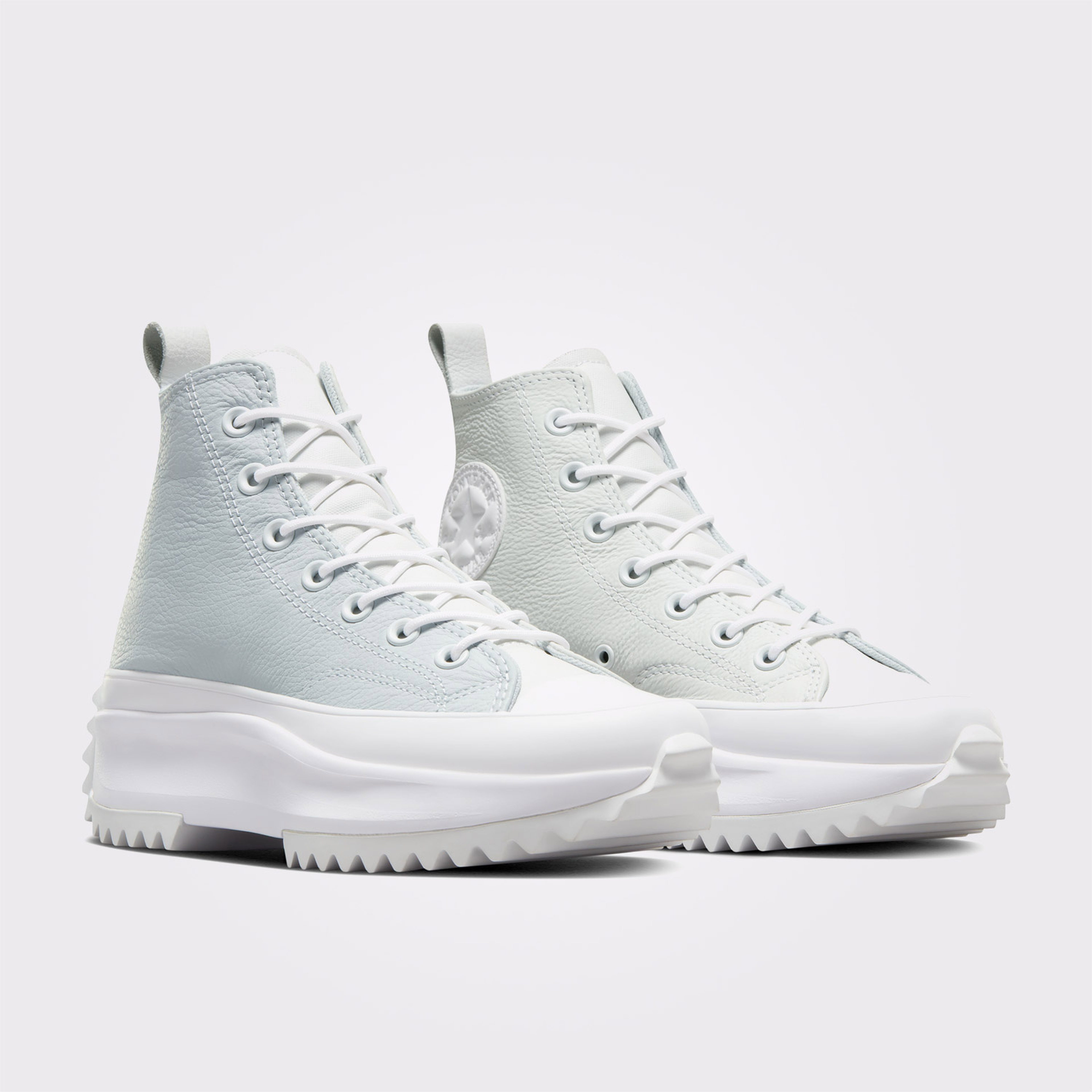 Converse Run Star Hike Utility Leather Platform Unisex Beyaz Sneaker