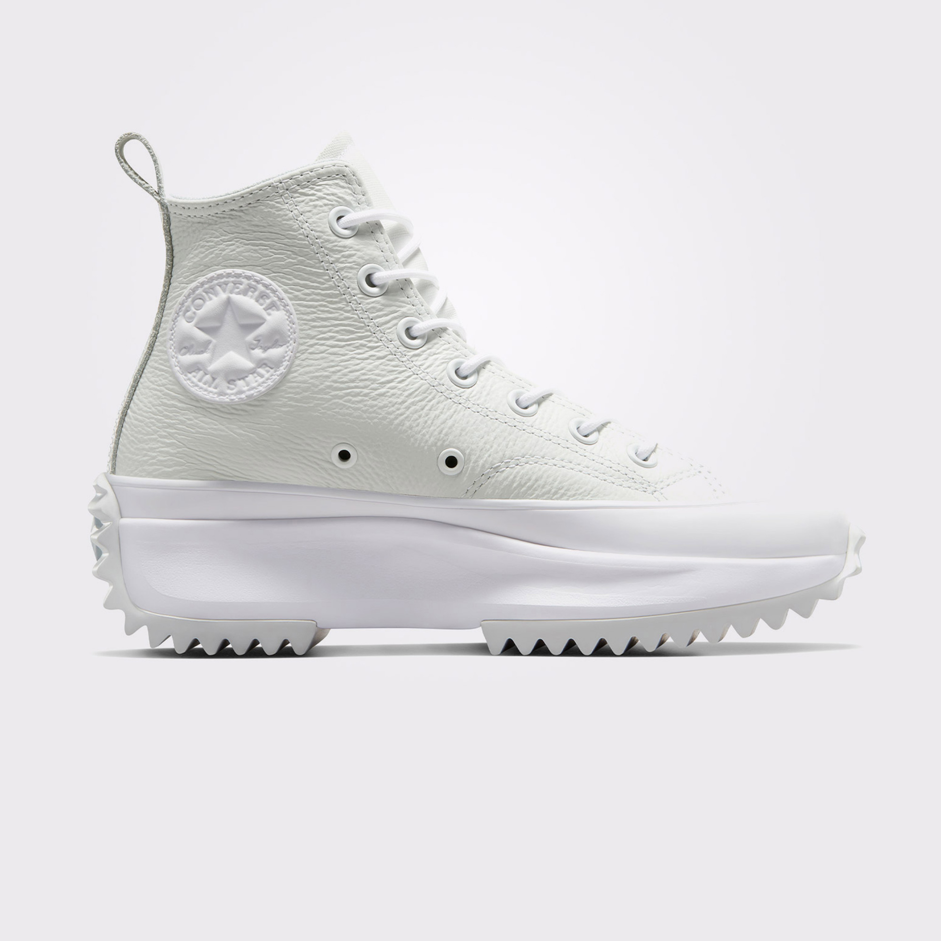 Converse Run Star Hike Utility Leather Platform Unisex Beyaz Sneaker