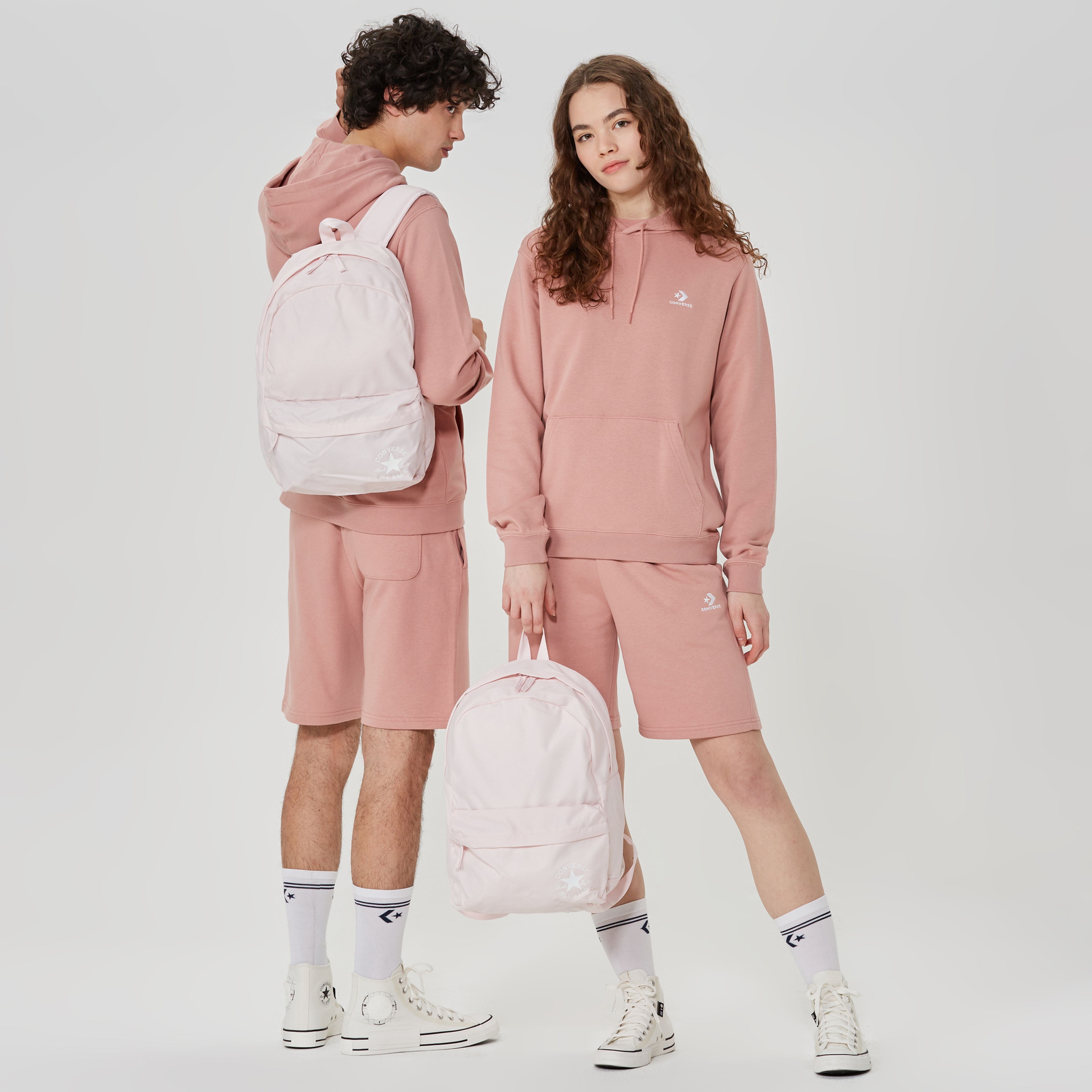 Converse All Star Chuck Patch Unisex Pembe Sırt Çantası