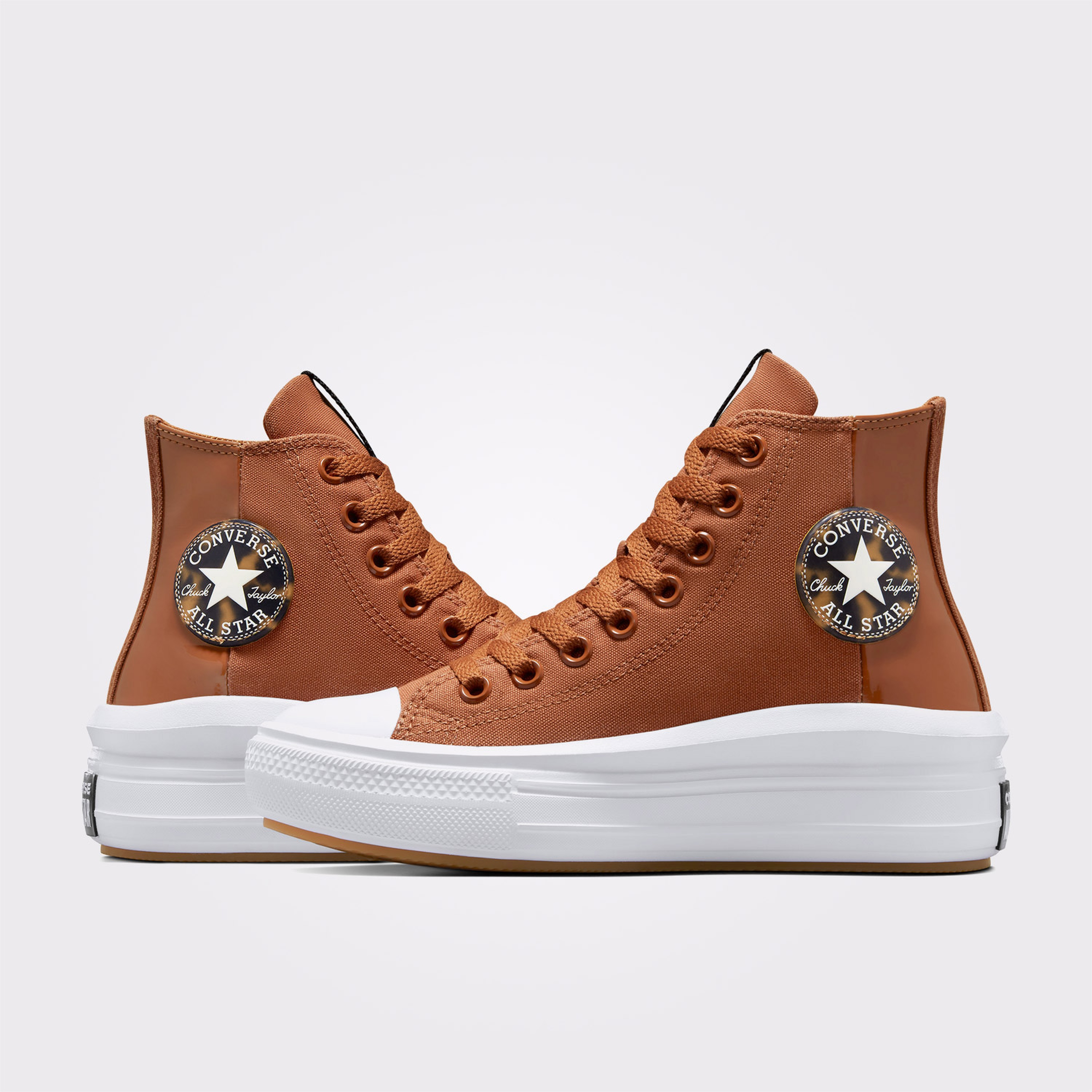 Converse Chuck Taylor All Star Move Platform Tortoise Kadın Kiremit Sneaker