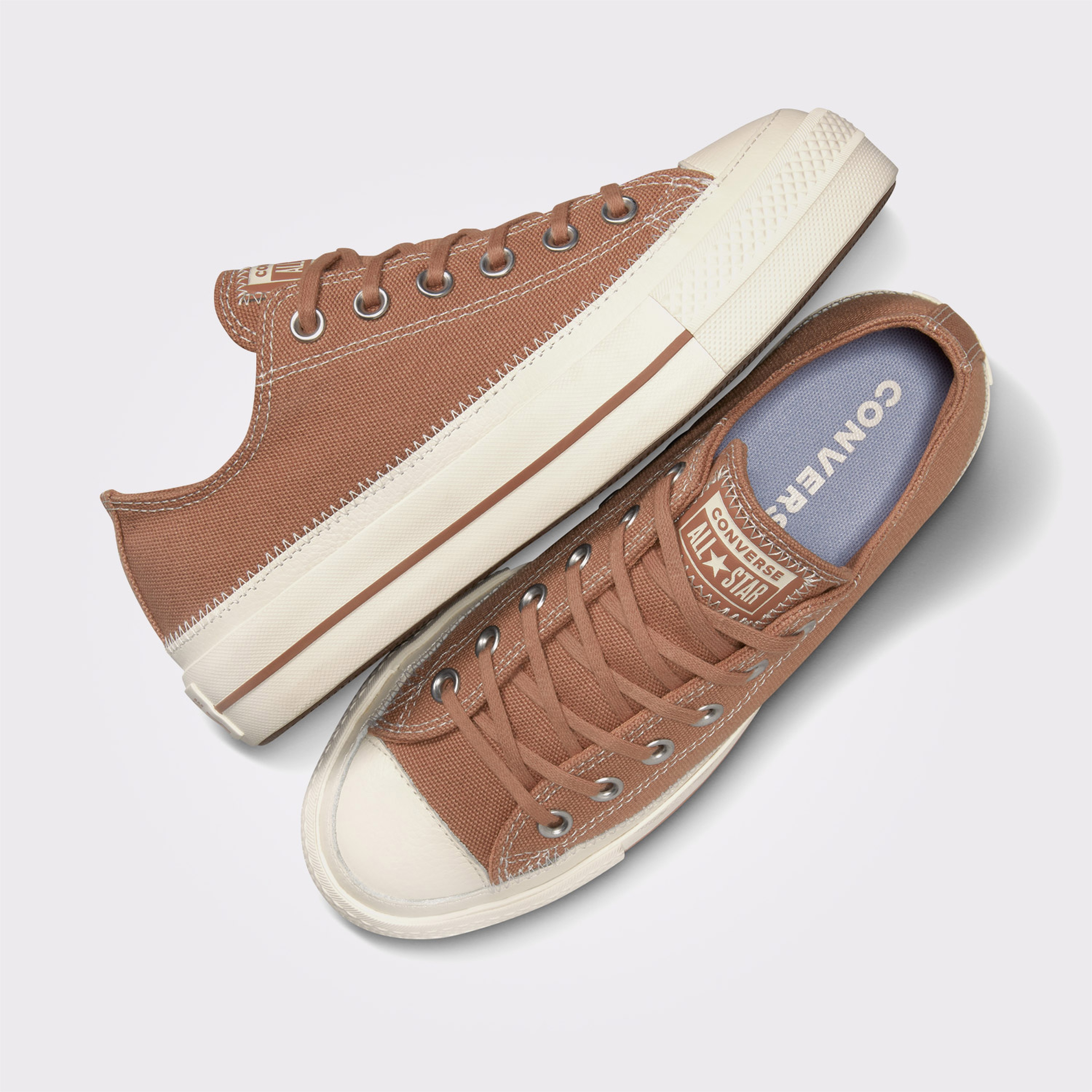 Converse Chuck Taylor All Star Lift Platform Mixed Material Kadın Kahverengi Sneaker