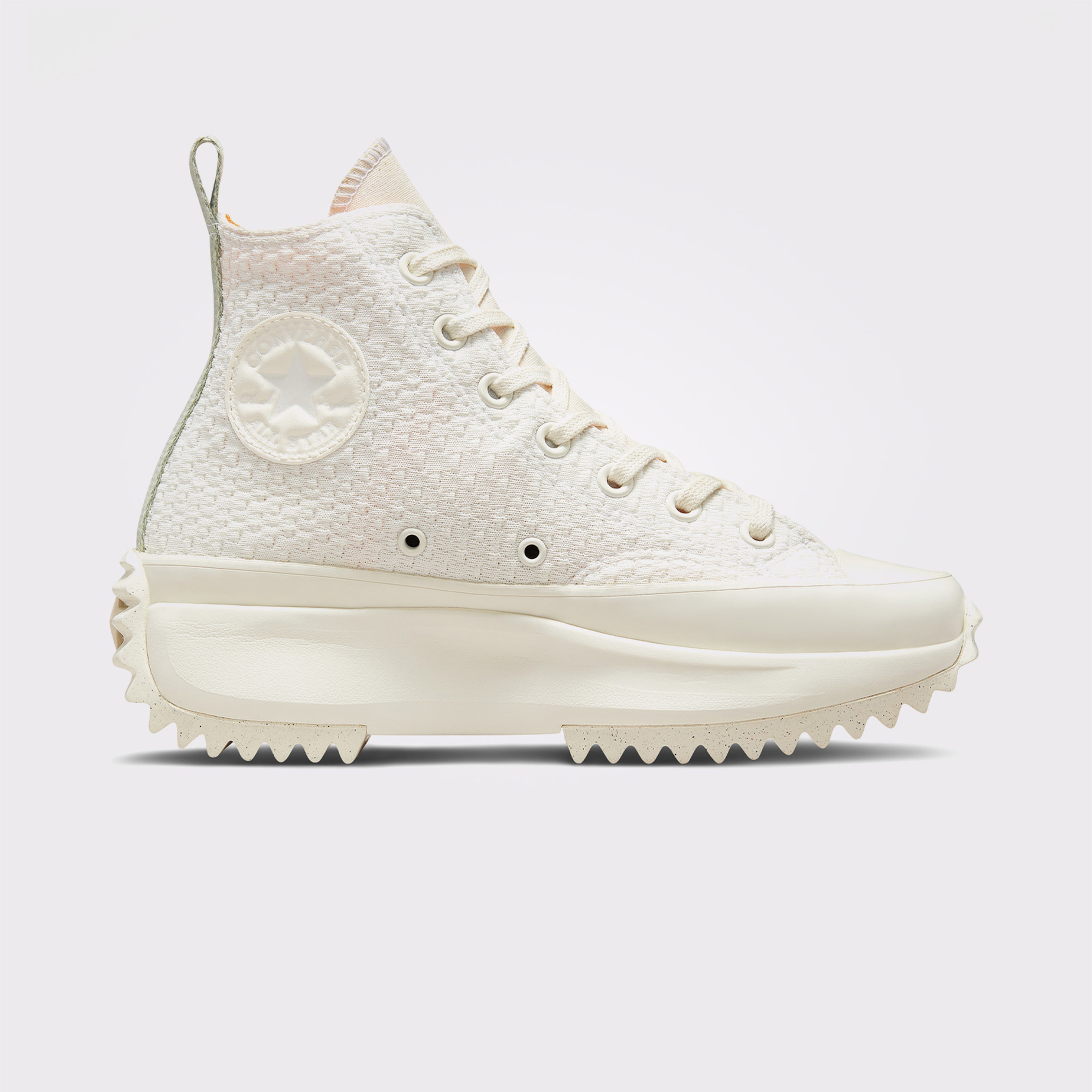Converse Run Star Hike Platform Unisex Krem/Yeşil Sneaker