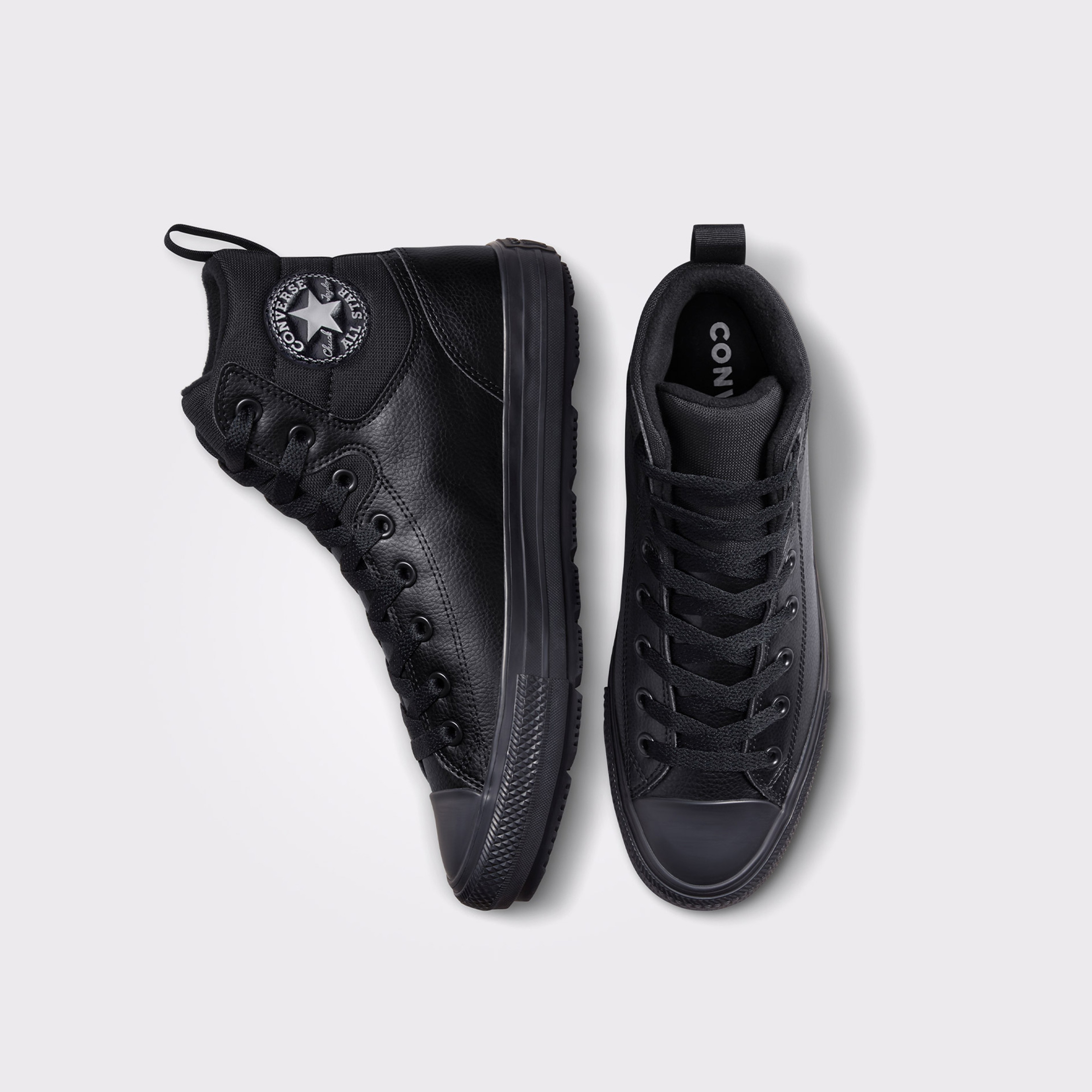 Converse Chuck Taylor All Star Faux Leather Berkshire Unisex Siyah Bot