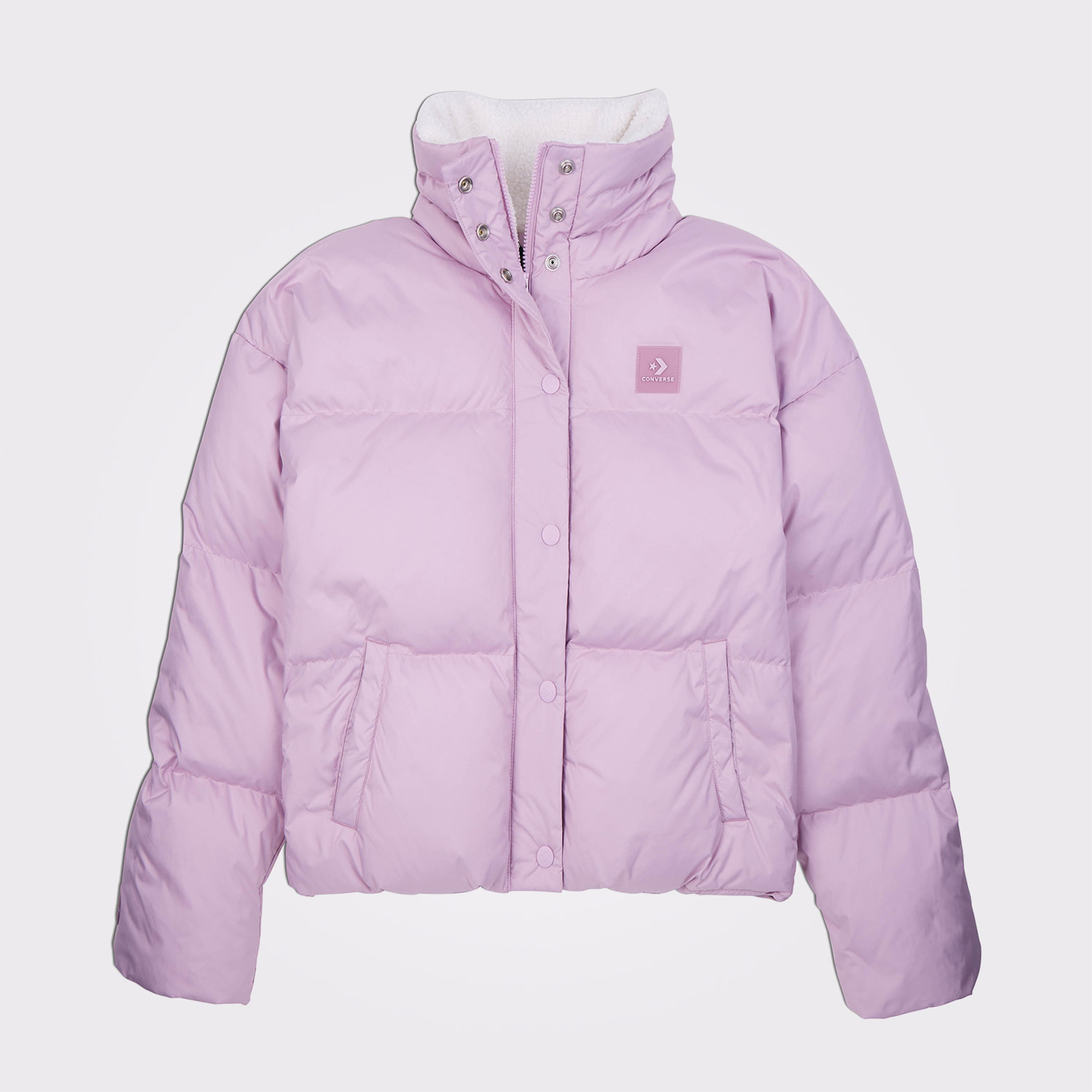 Converse Down Puffer Kadın Mor Mont