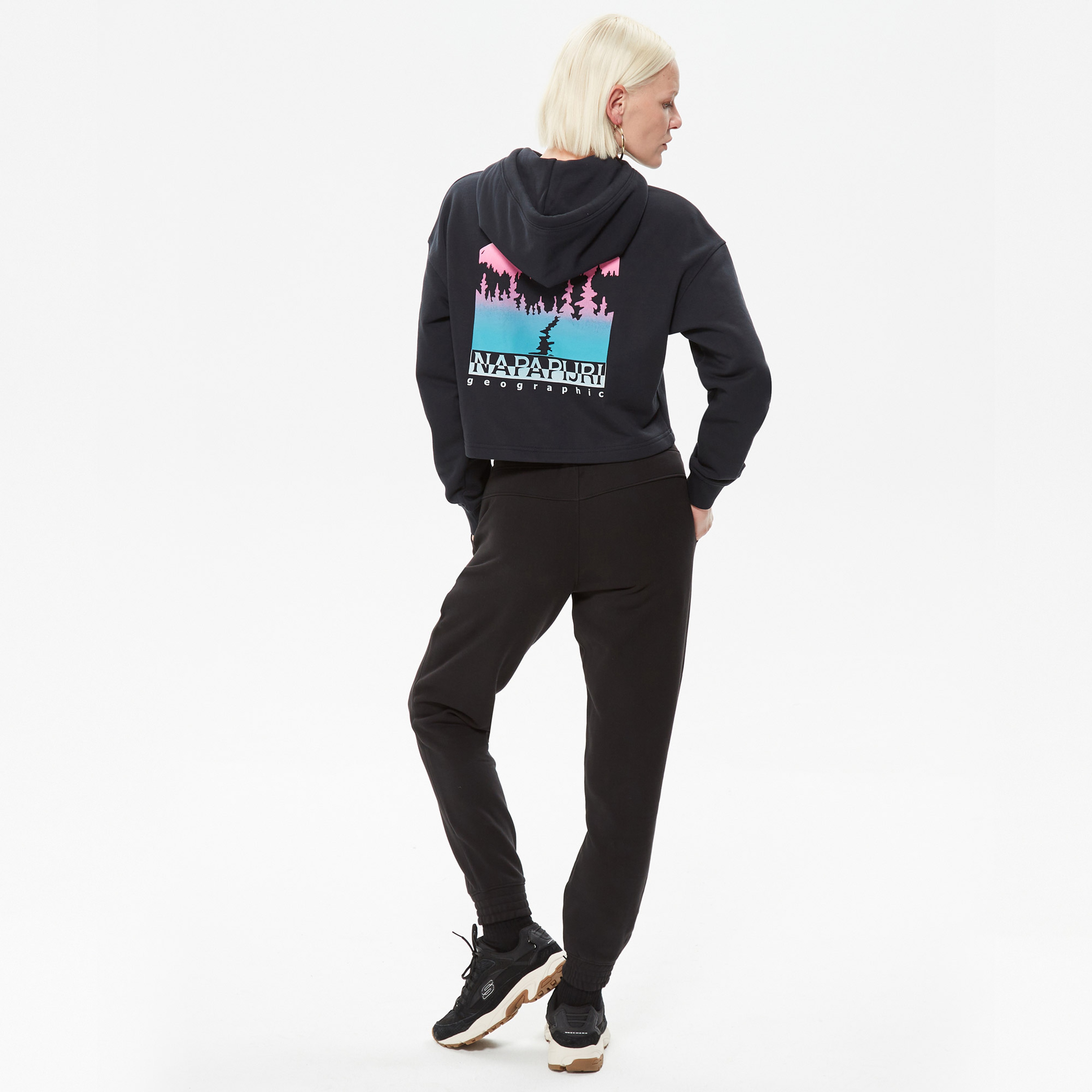 Napapijri Cascade Kadın Siyah Eşofman Altı