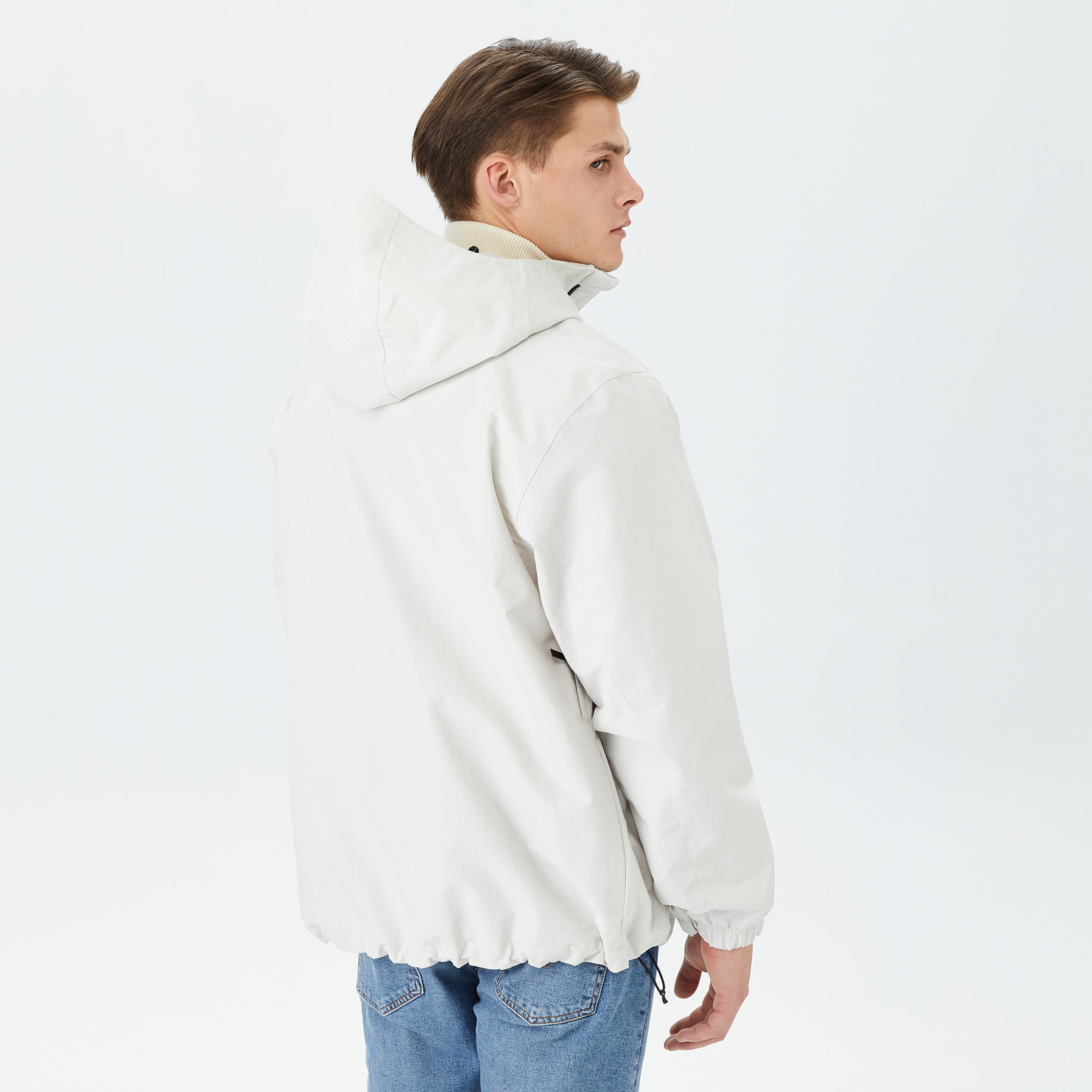 Quiksilver Erkek Beyaz Ceket