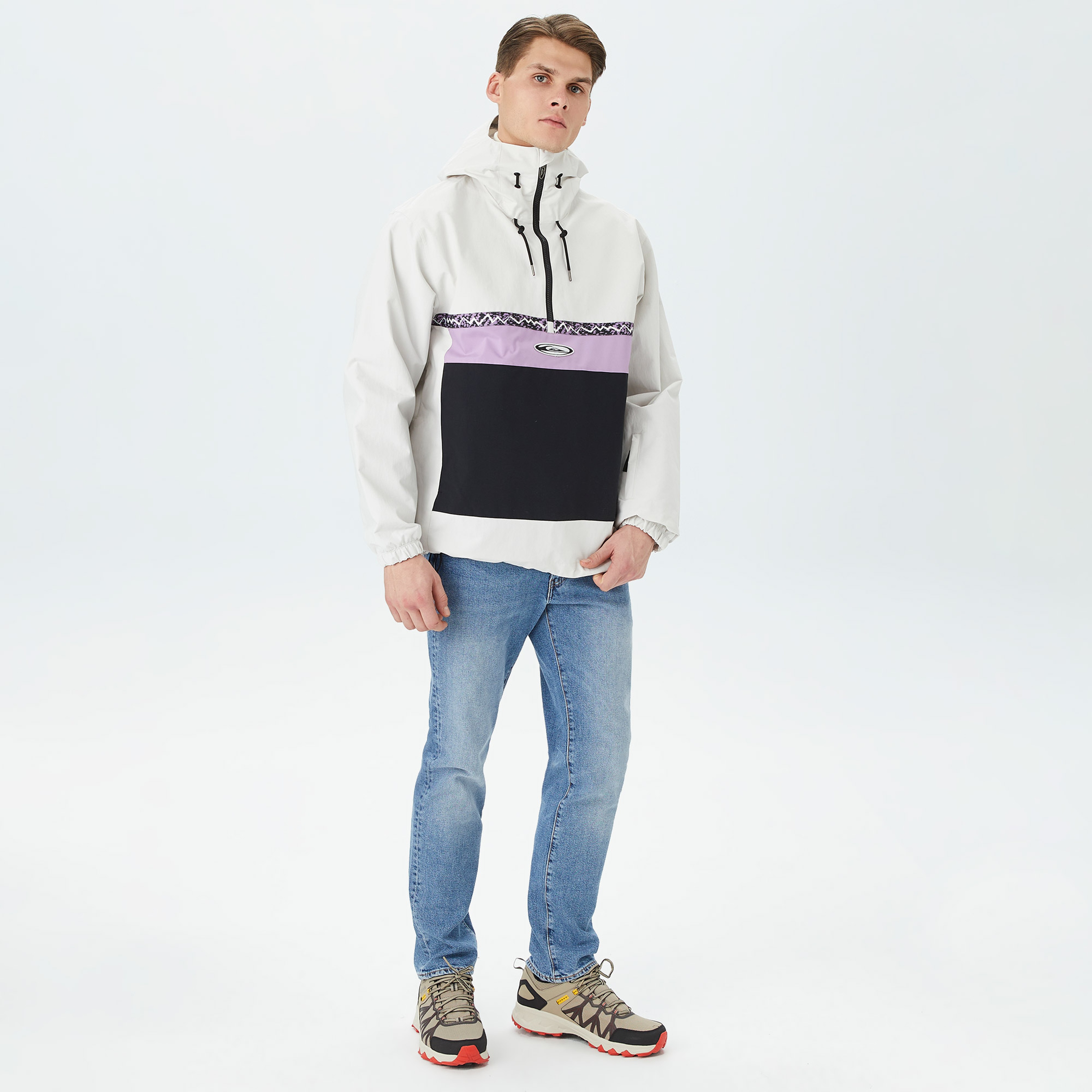 Quiksilver Erkek Beyaz Ceket