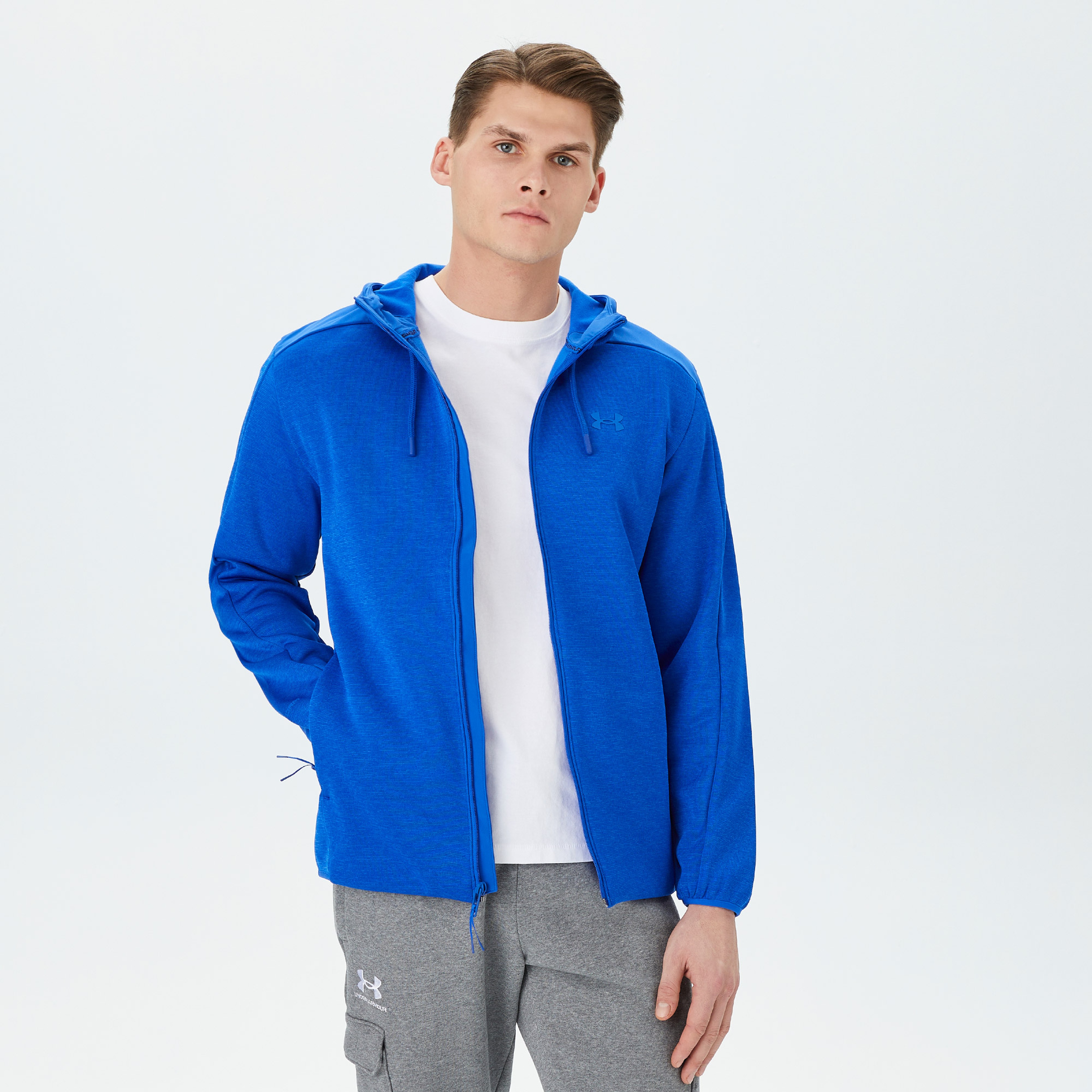 Under Armour Essential Swacket Erkek Mavi Mont