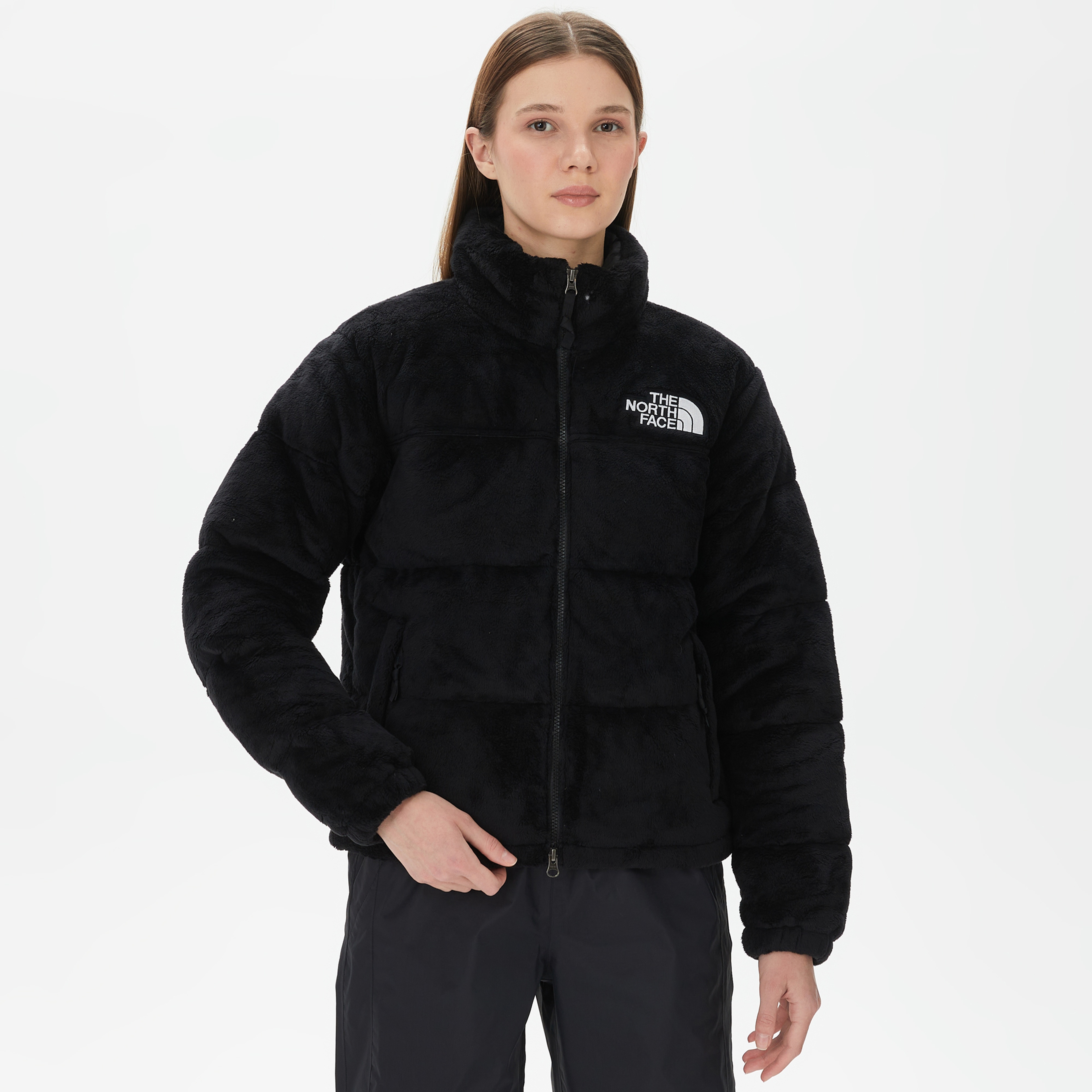 The North Face Versa Velour Nuptse Kadın Siyah Mont