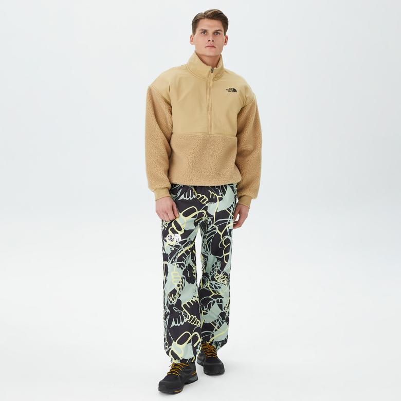 The North Face Platte High Pile Fleece 1/4  Erkek Bej Sweatshirt