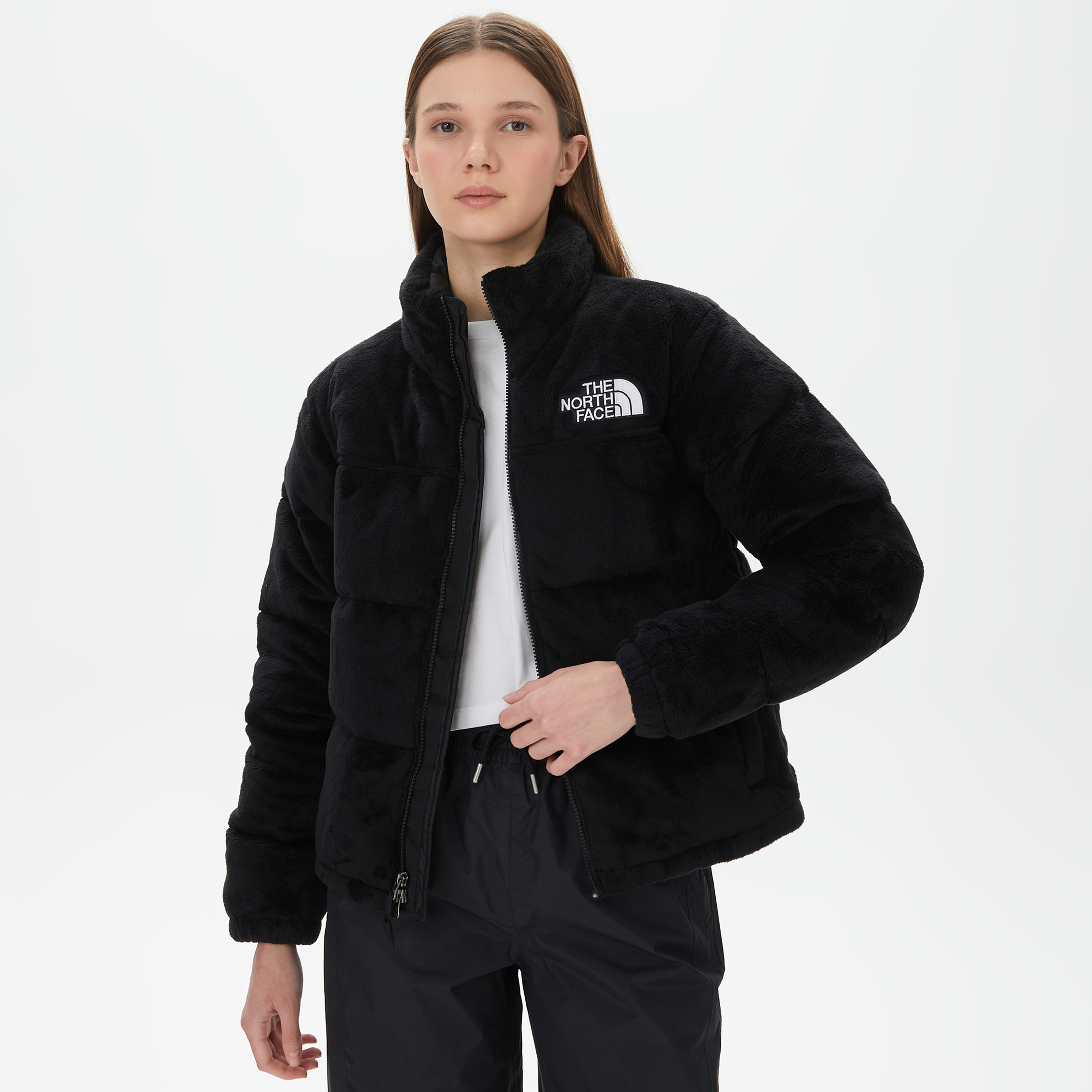 The North Face Versa Velour Nuptse Kadın Siyah Mont