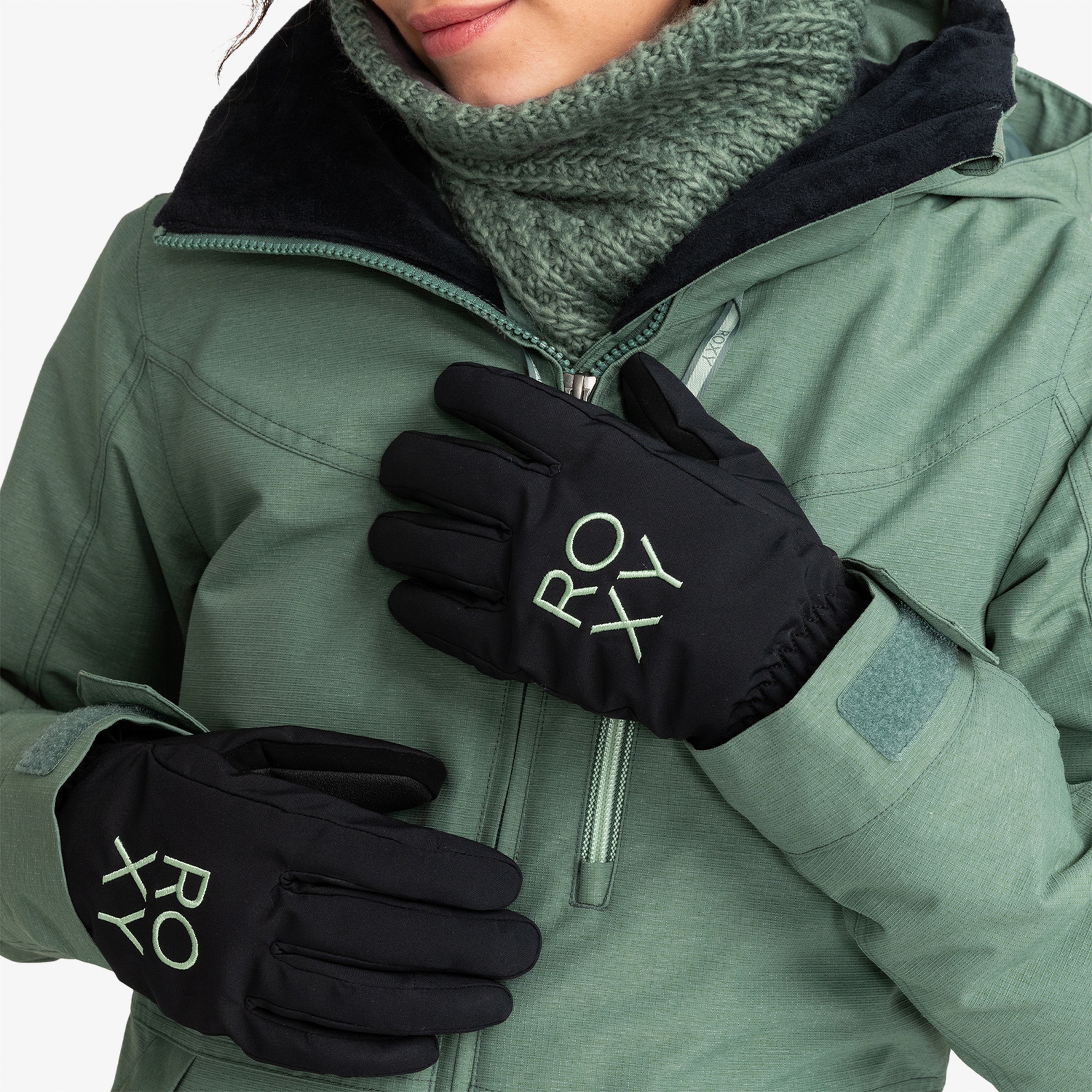 Roxy Kadın Gri Eldiven