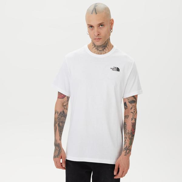 The North Face Red Box  Erkek Beyaz T-Shirt
