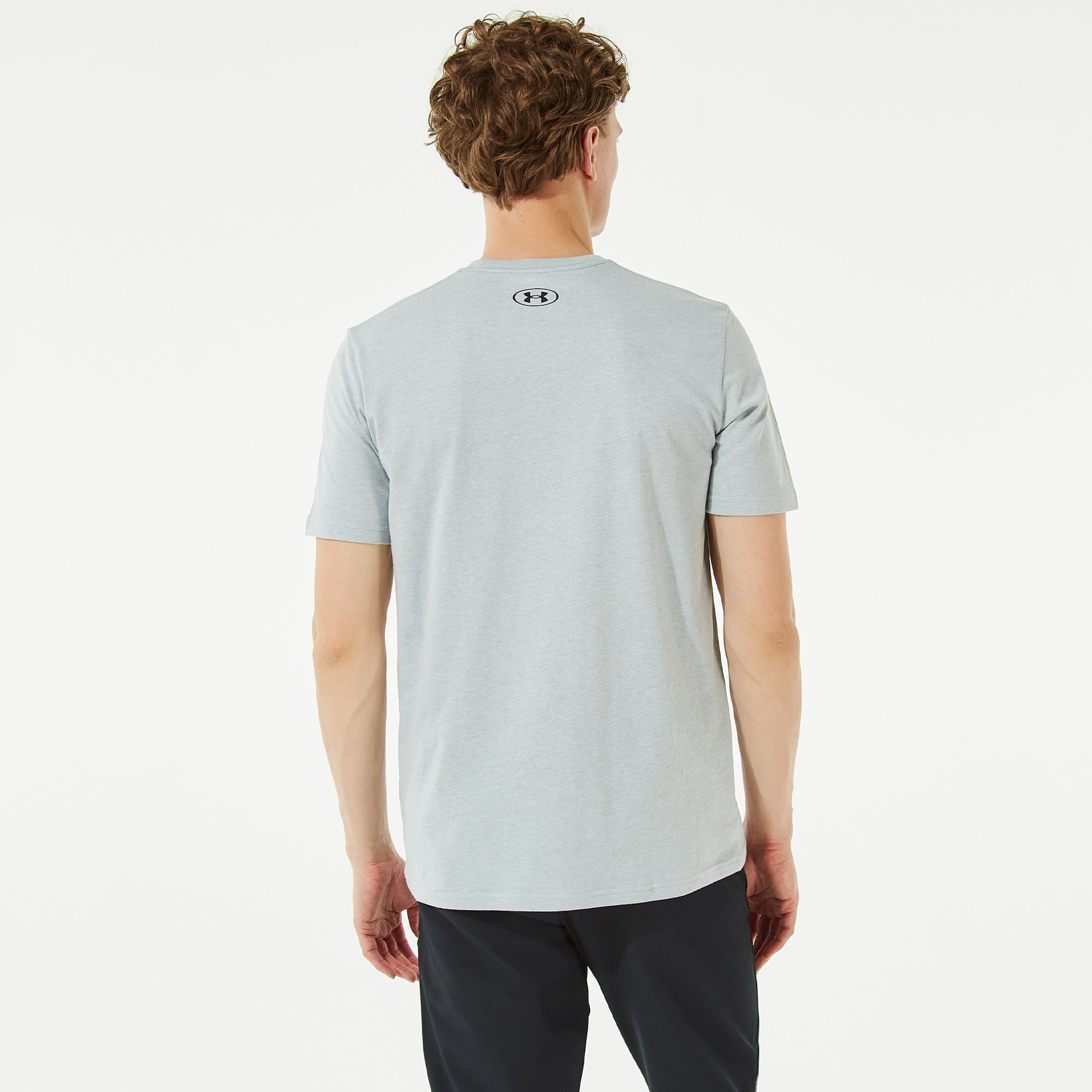 Under Armour Abc Camo Boxed Logo Erkek Gri T-Shirt