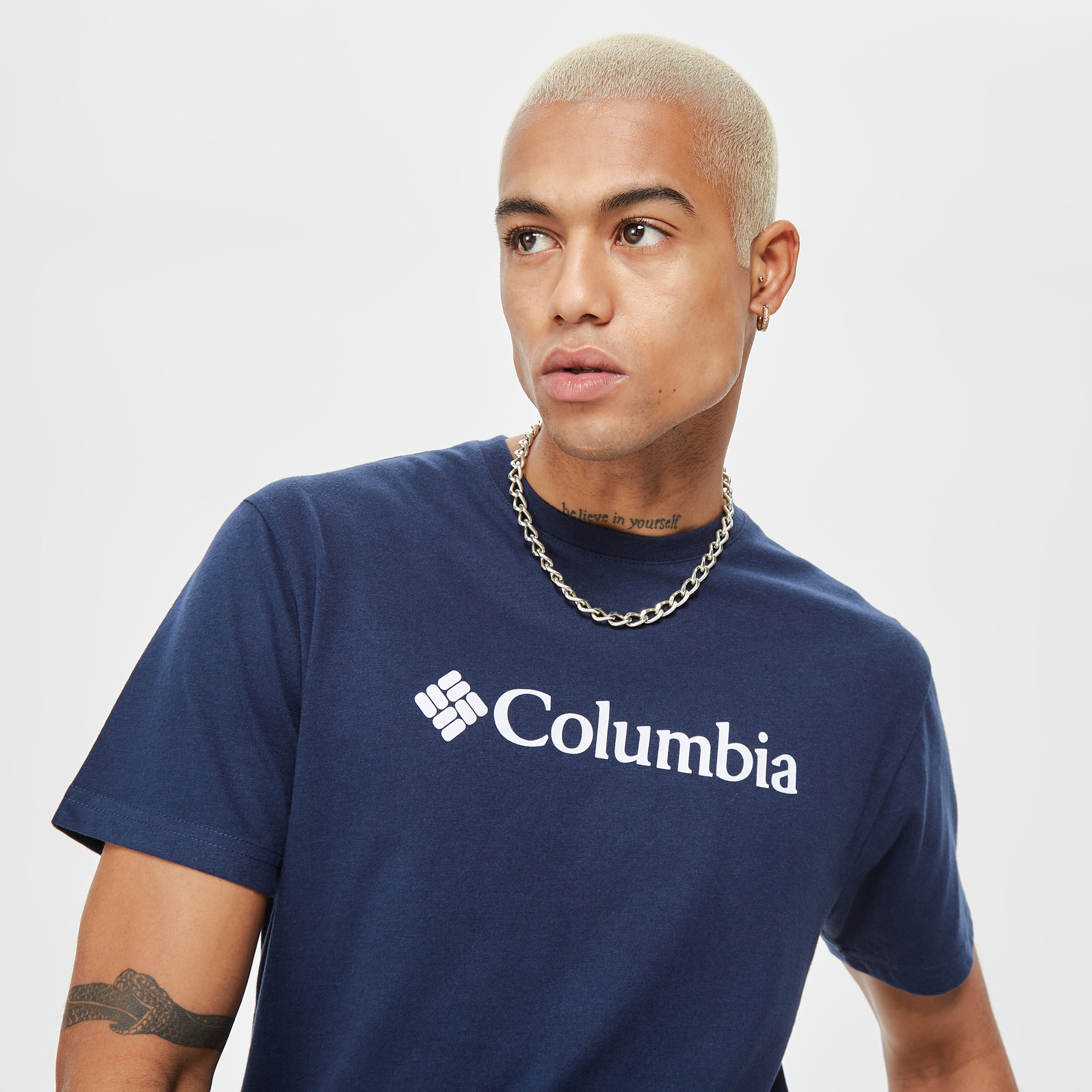Columbia CSC Basic Logo Brushed Erkek Lacivert T-Shirt