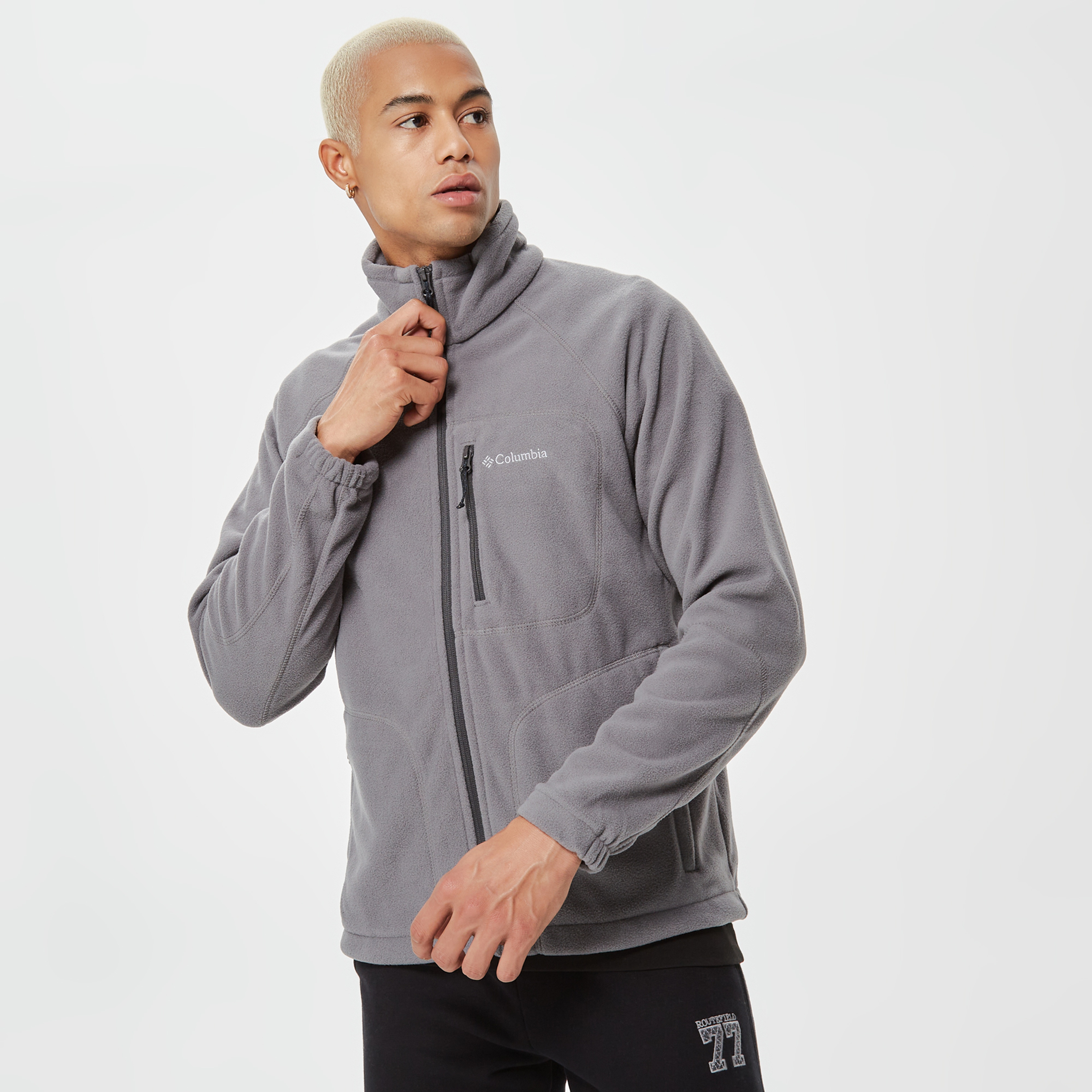 Columbia Fast Trek II Full Zip Fleece Erkek Gri Mont