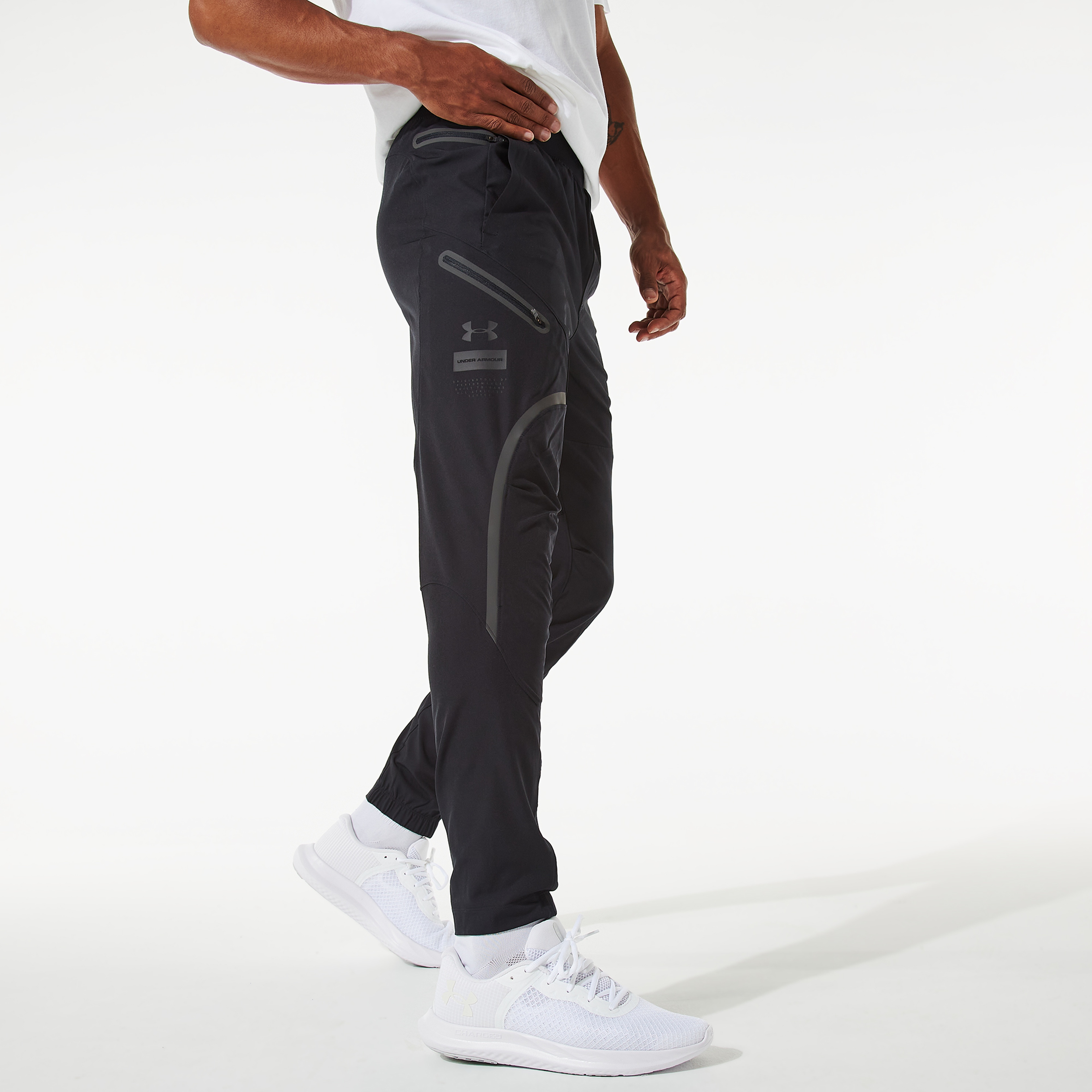 Under Armour UA Flex Woven Cargo Erkek Siyah Eşofman Altı