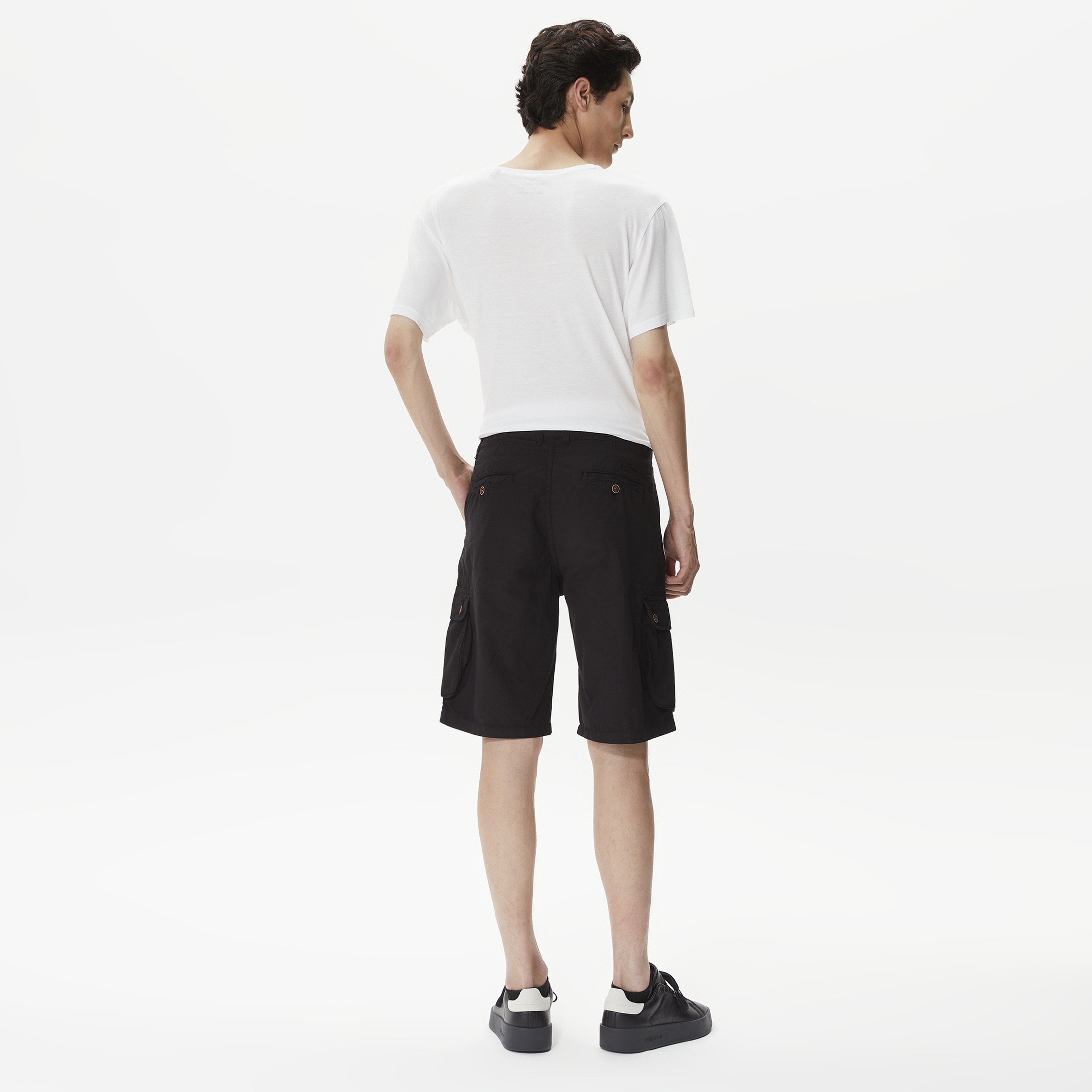 Superfly Erkek Siyah Şort