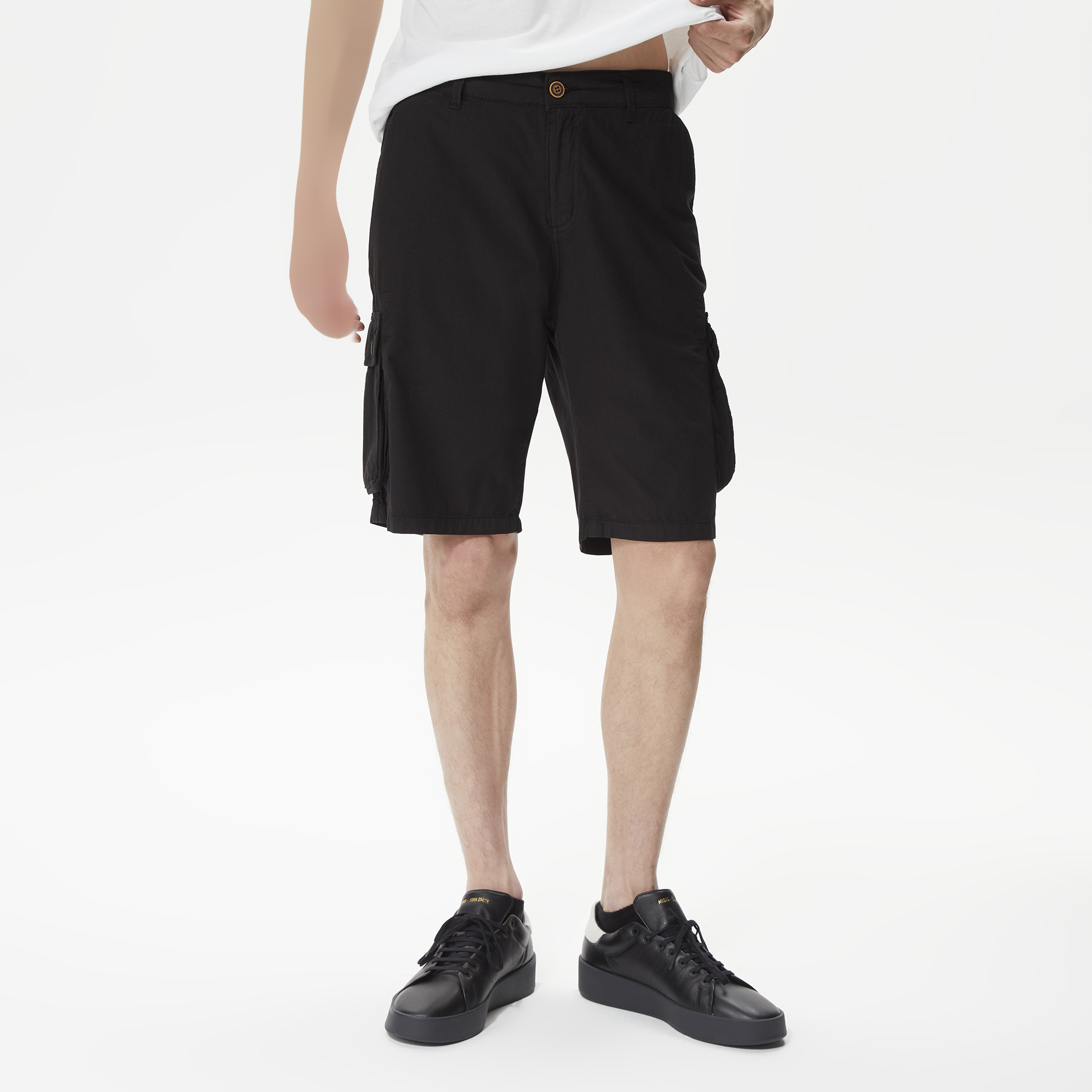 Superfly Erkek Siyah Şort