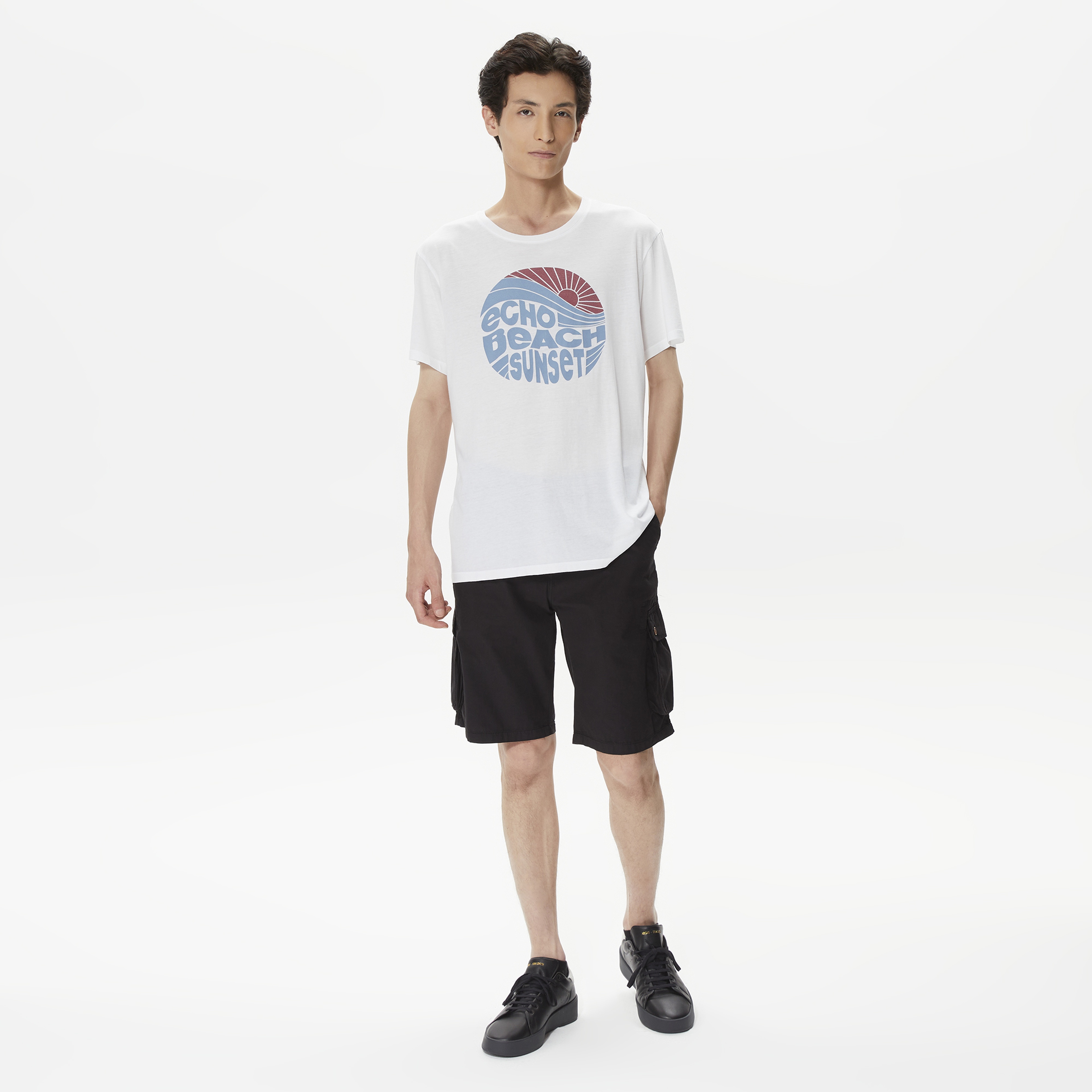 Superfly Erkek Siyah Şort