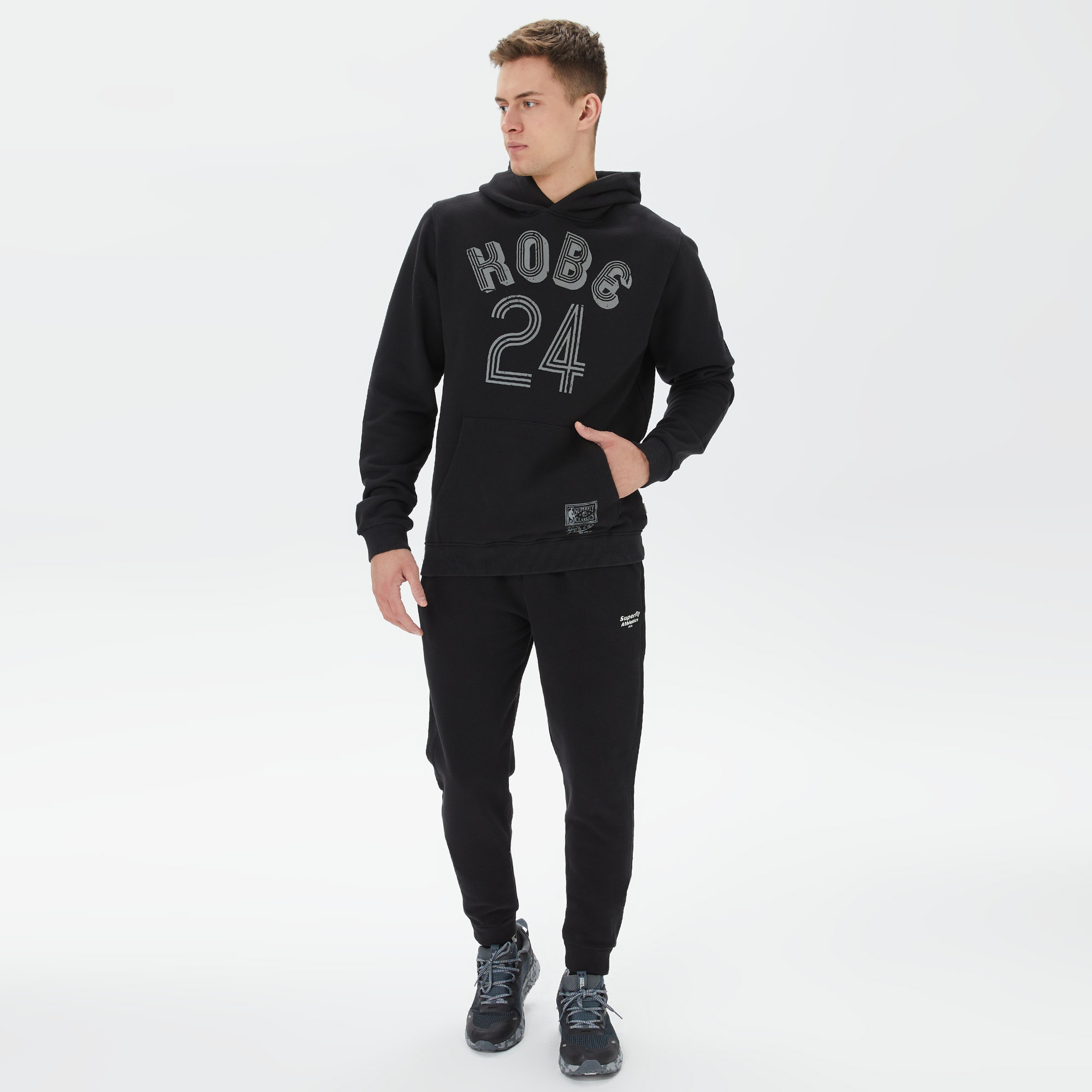 Superfly Erkek Siyah Sweatshirt