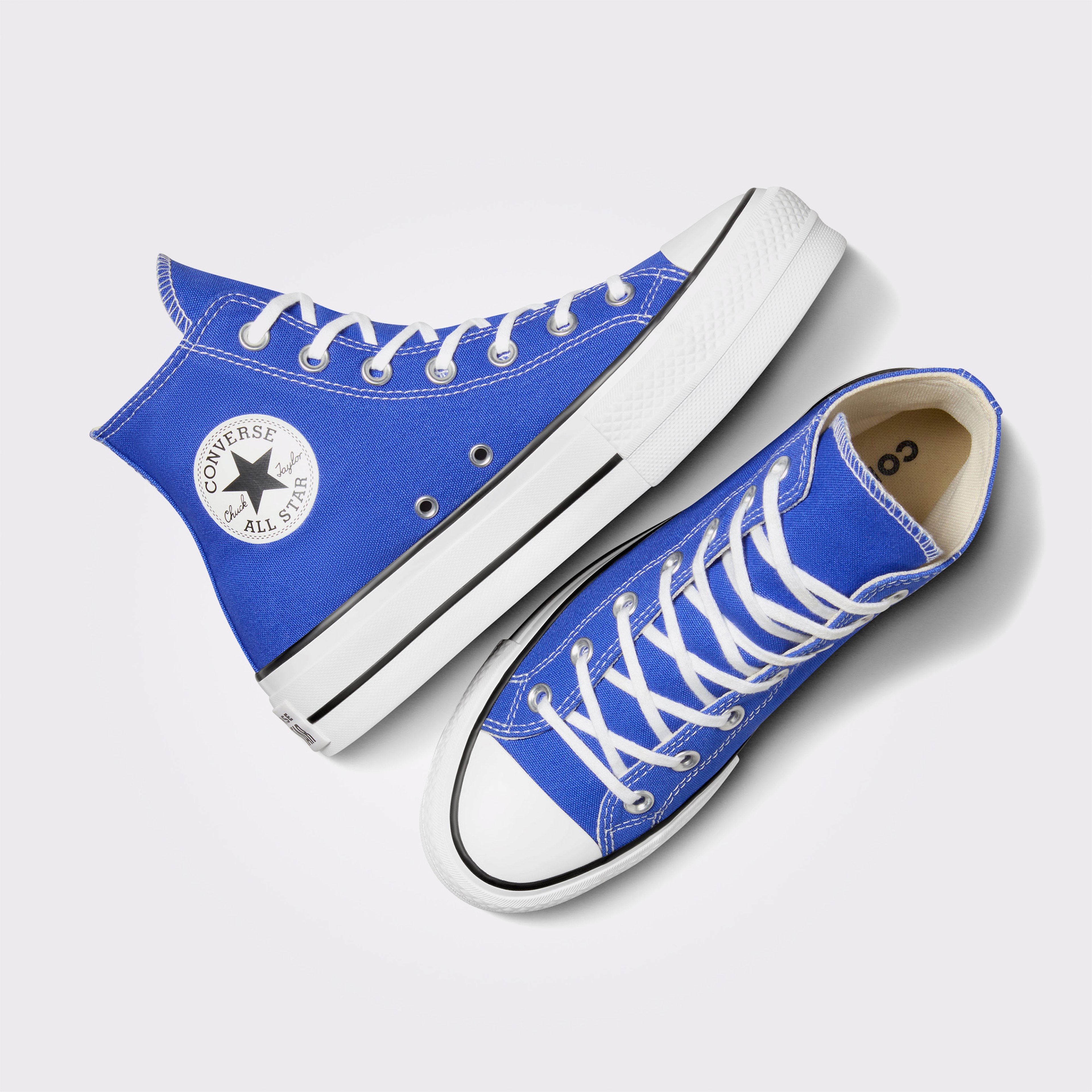 Converse Chuck Taylor All Star Lift Kadın Mavi/Turuncu Sneaker
