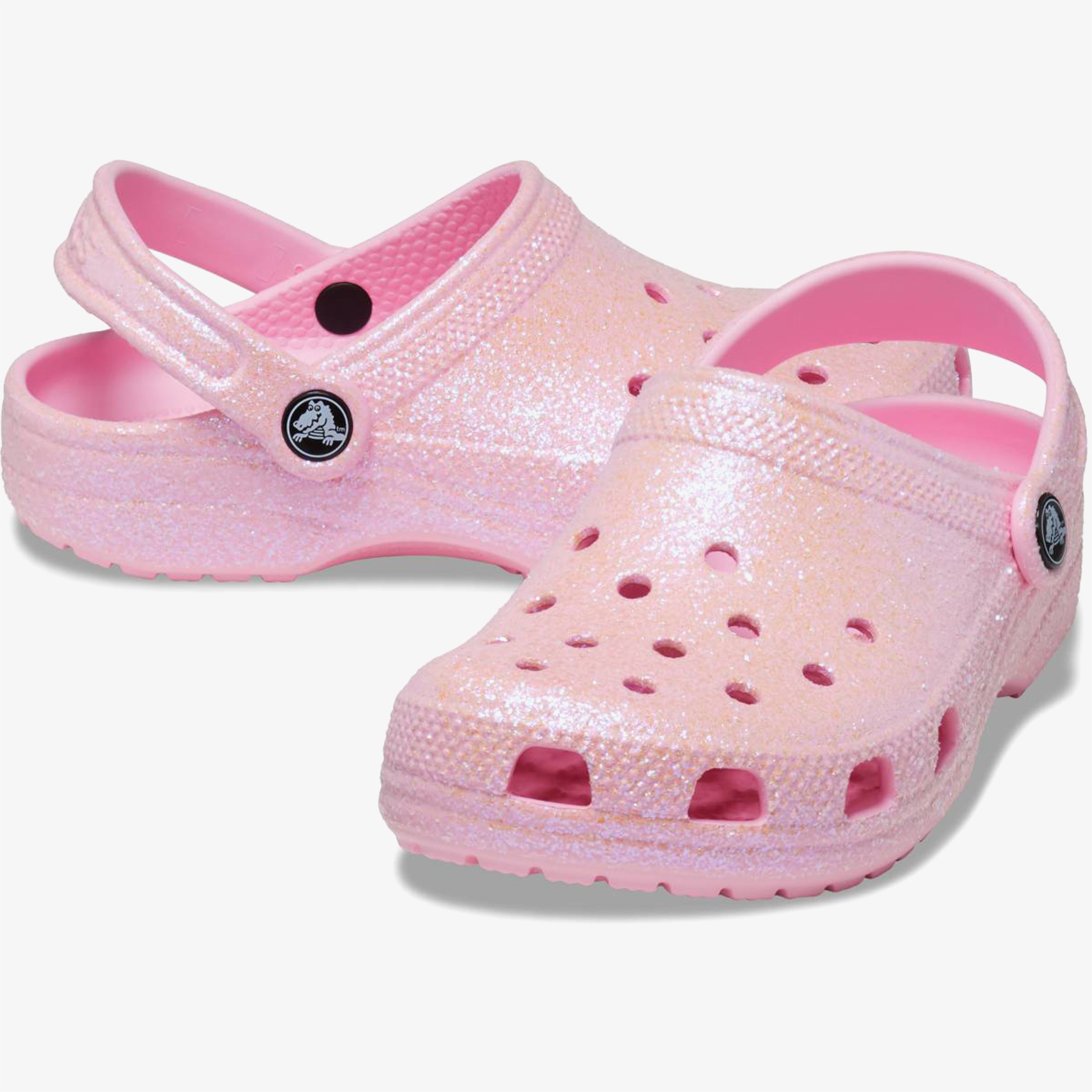 Crocs Classic Glitter Clog Çocuk Pembe Terlik
