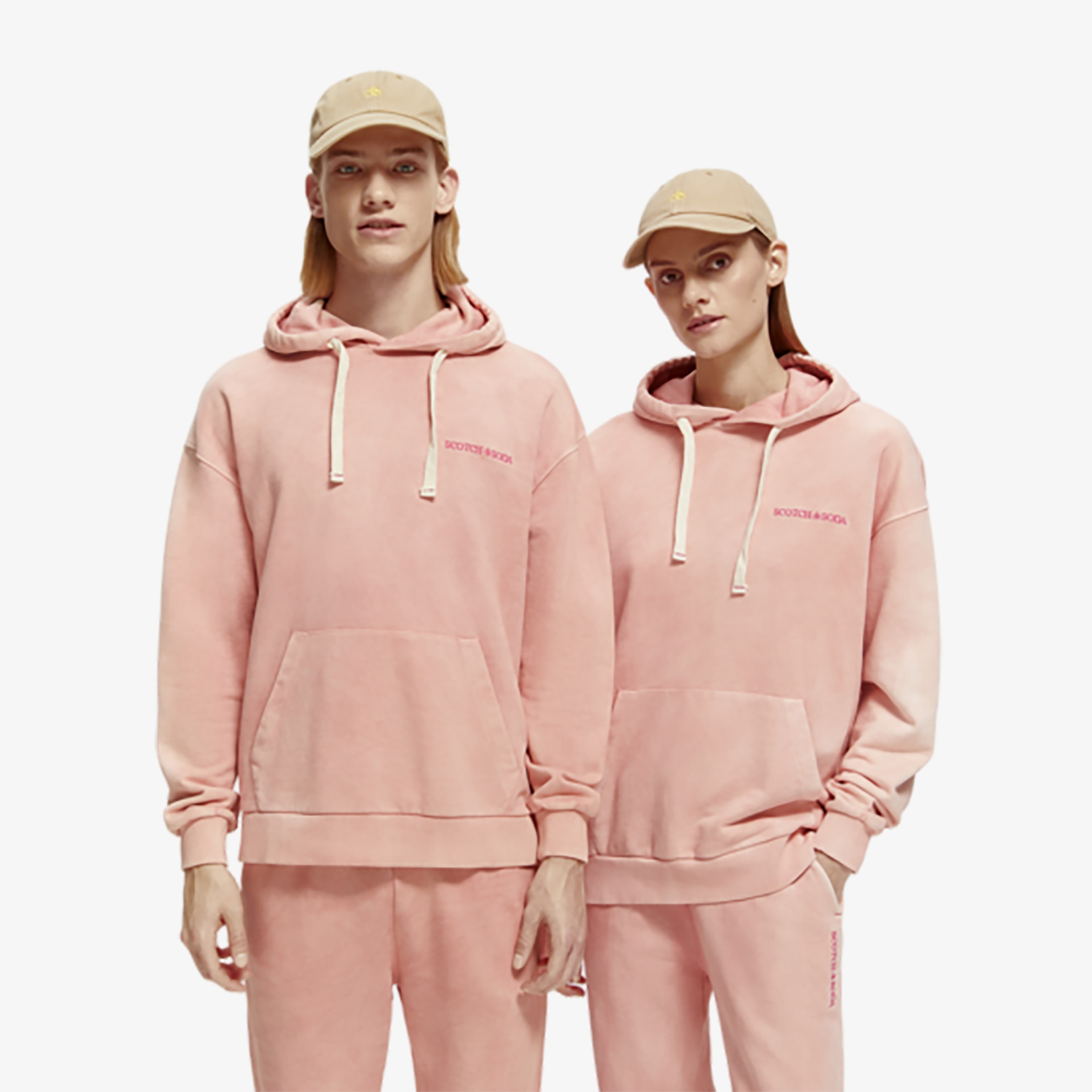 Scotch&Soda Erkek Pembe Sweatshirt