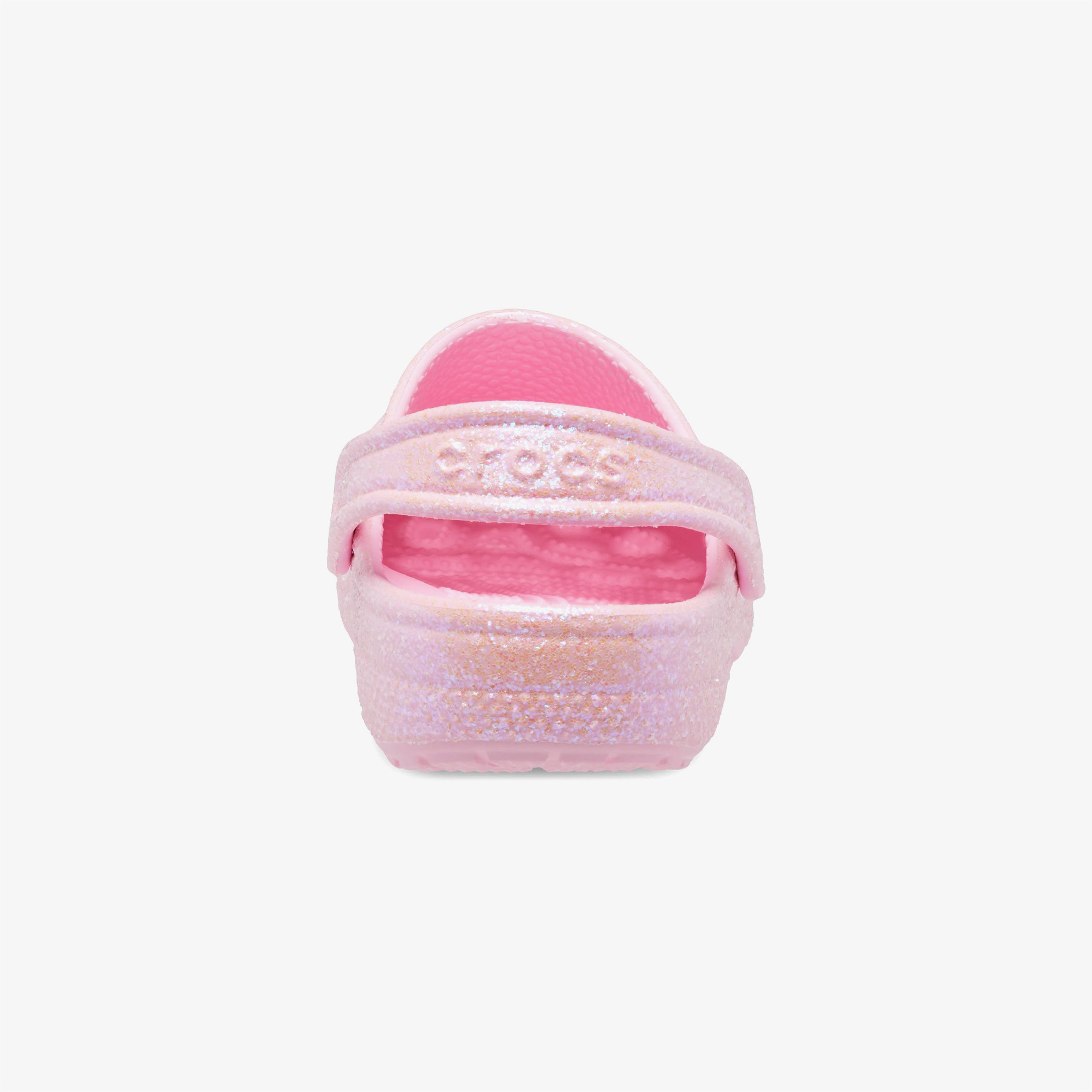 Crocs Classic Glitter Clog Çocuk Pembe Terlik