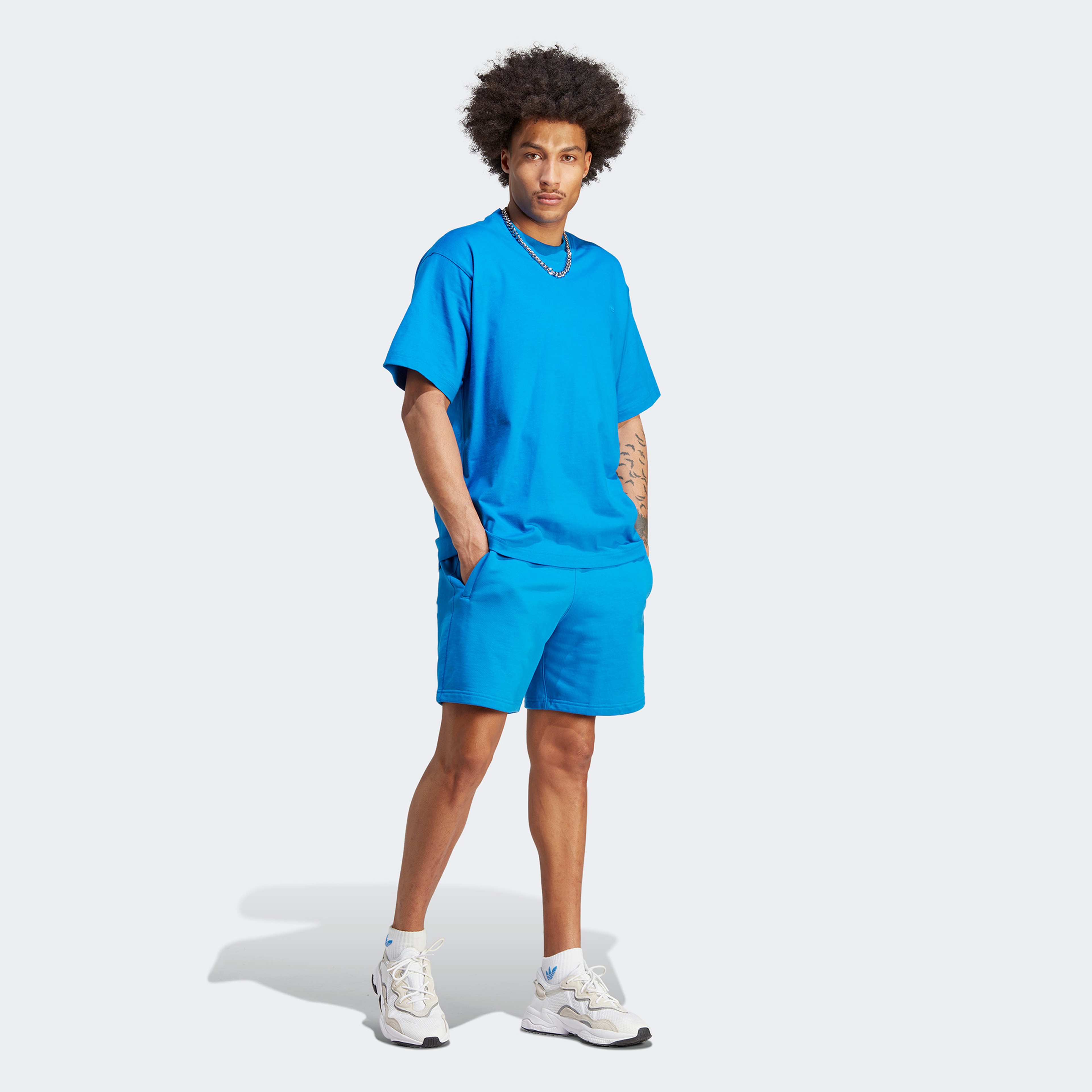 adidas Adicolor Contempo Erkek Mavi T-Shirt
