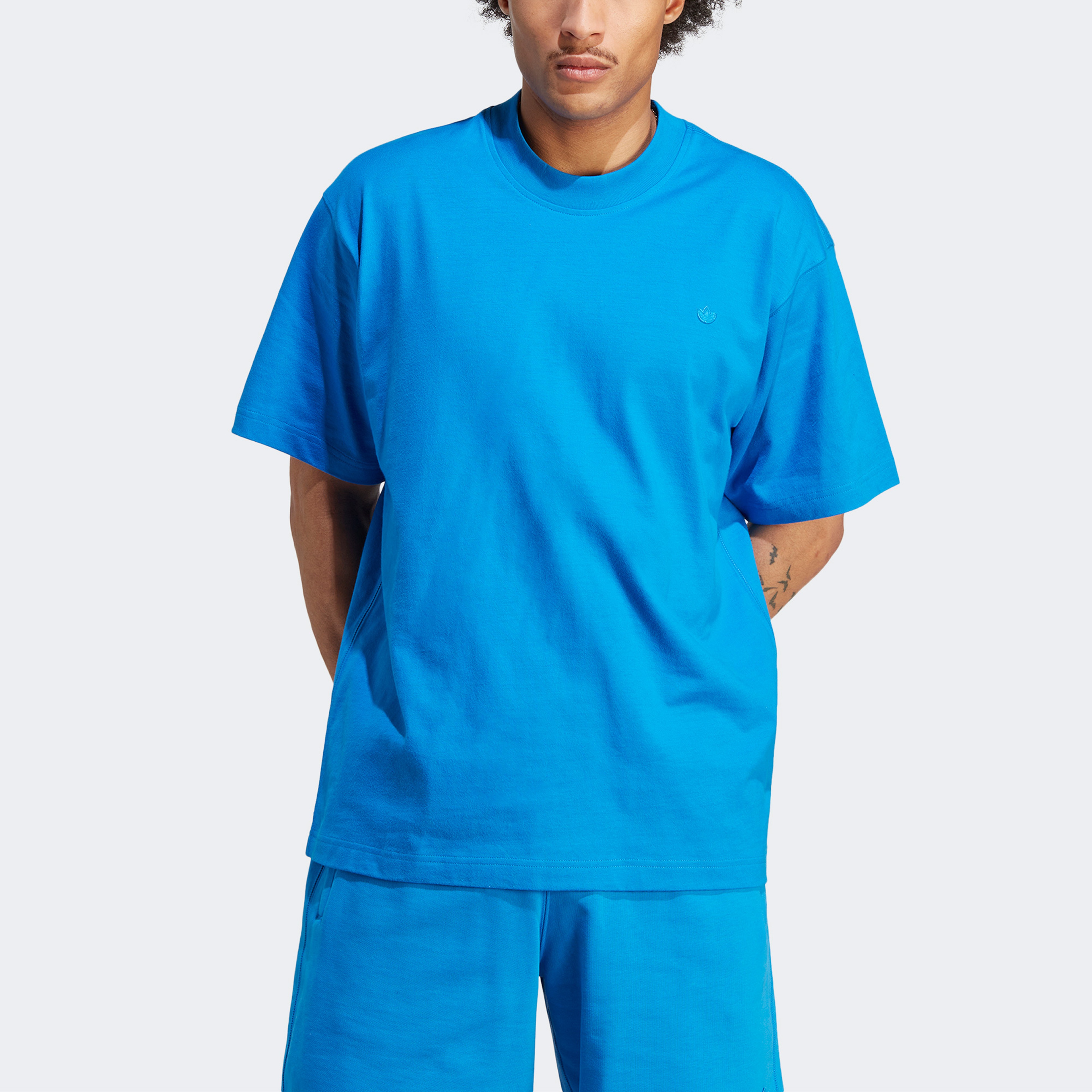 adidas Adicolor Contempo Erkek Mavi T-Shirt