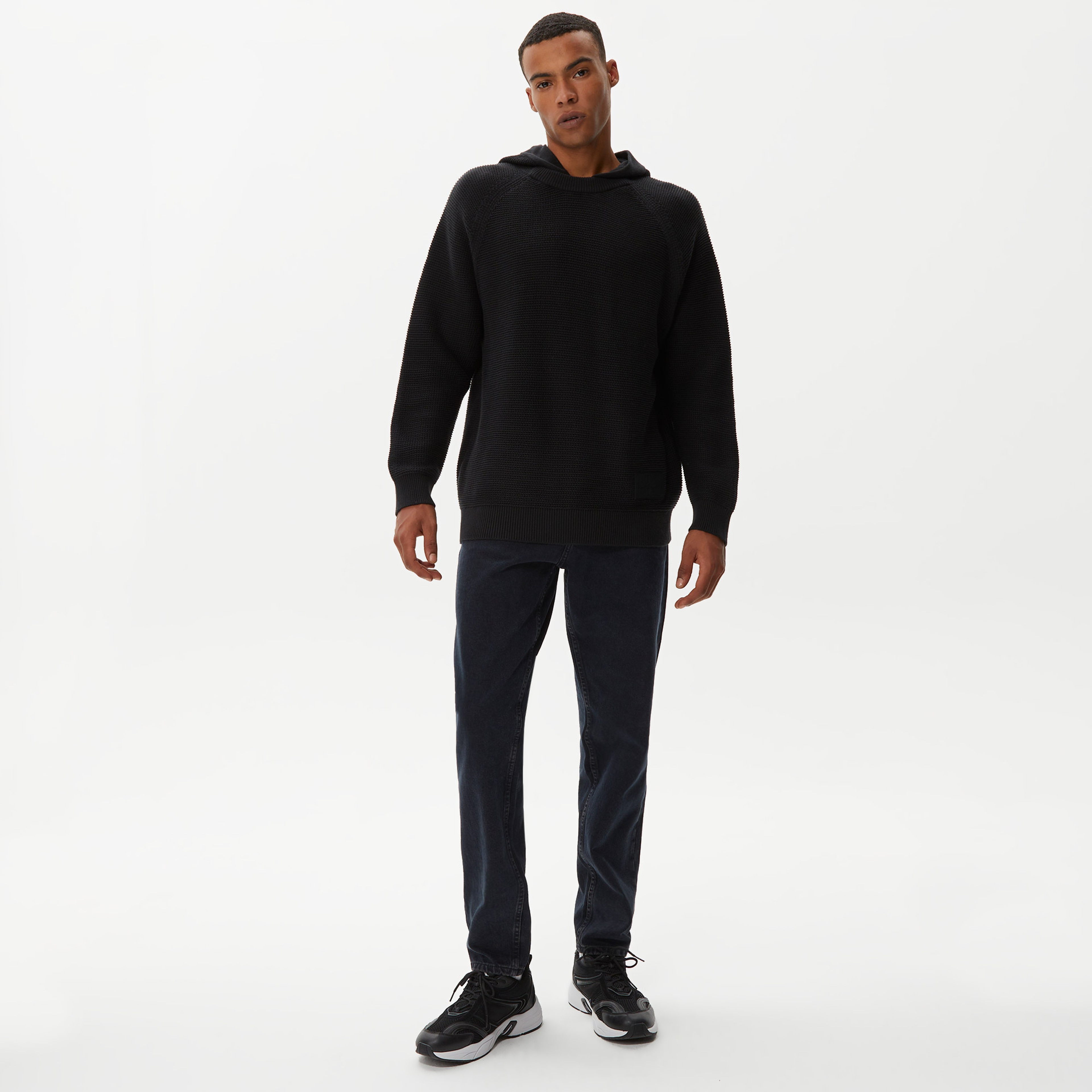 Calvin Klein Erkek Siyah Kazak