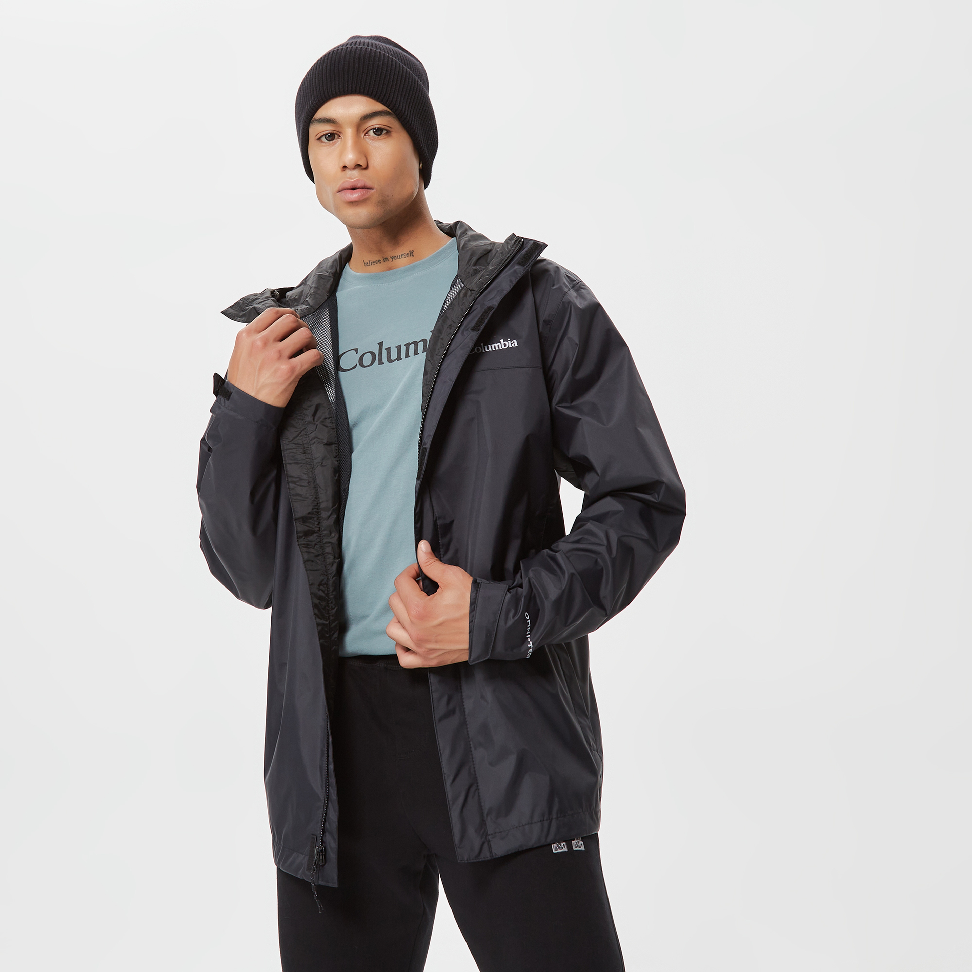 Columbia Watertight Erkek Siyah Mont