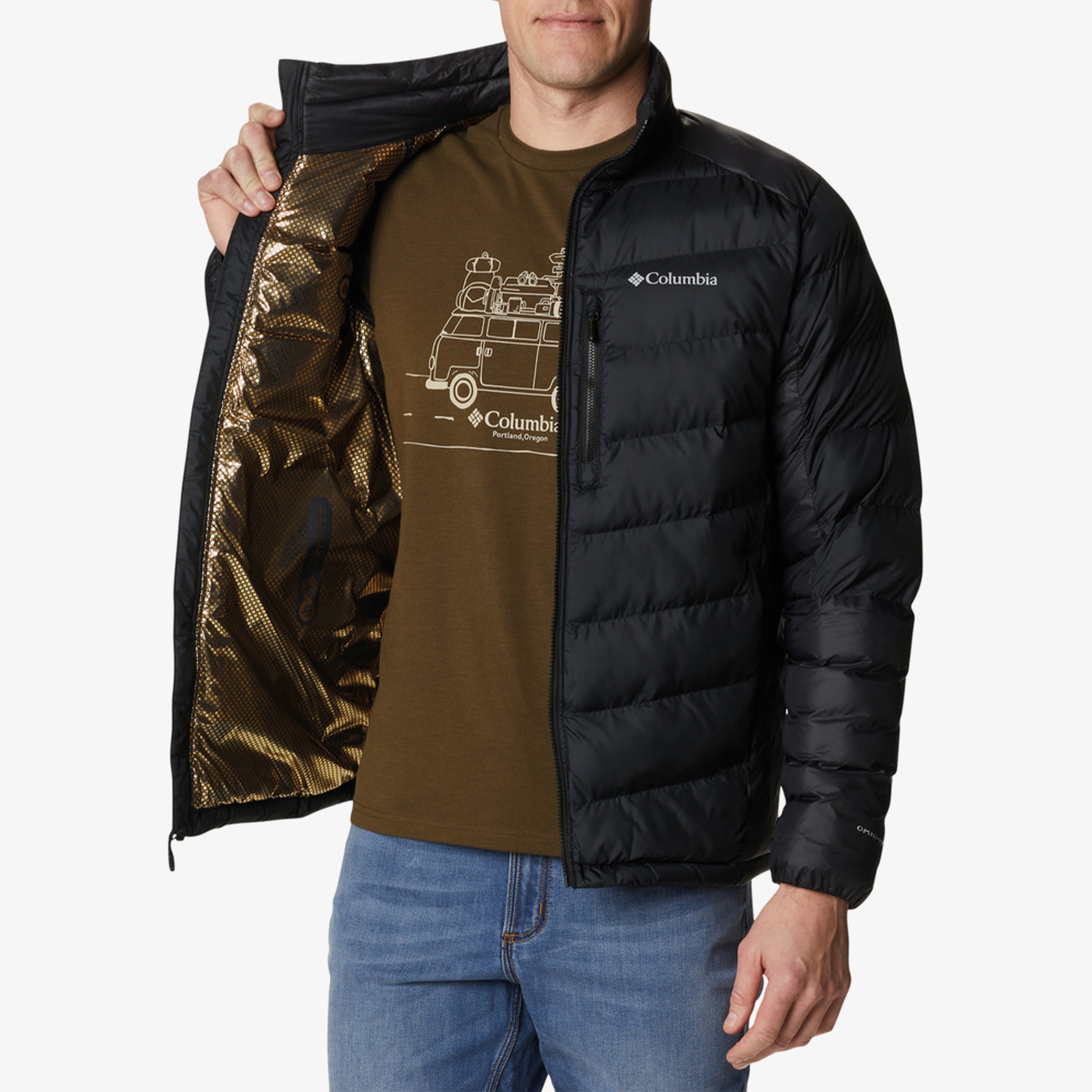 Columbia Labyrinth Loop Erkek Siyah Mont