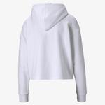 Puma Essentials Cropped Logo Rose Dust Kadın Beyaz Sweatshirt