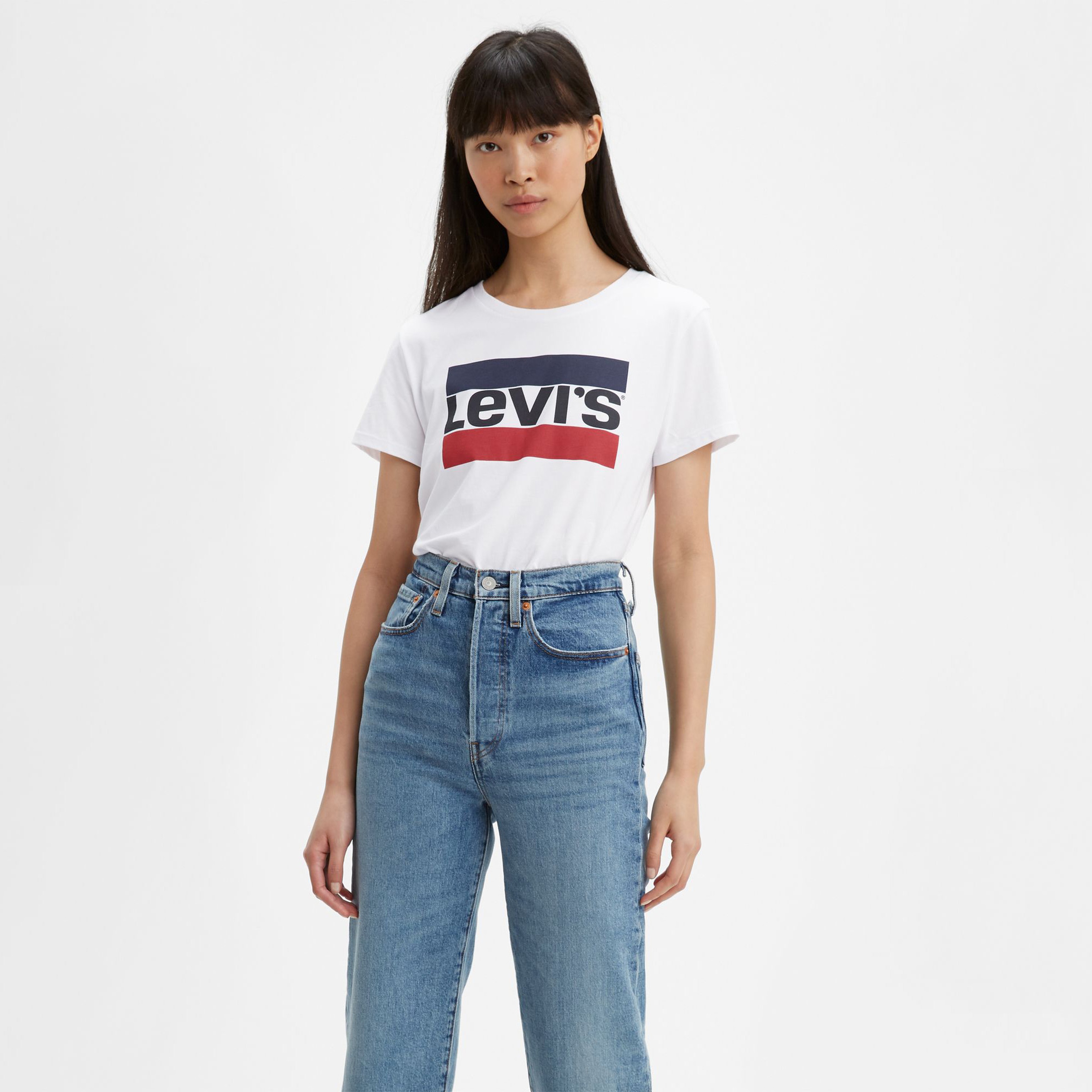 Levis Kadın Beyaz T-Shirt