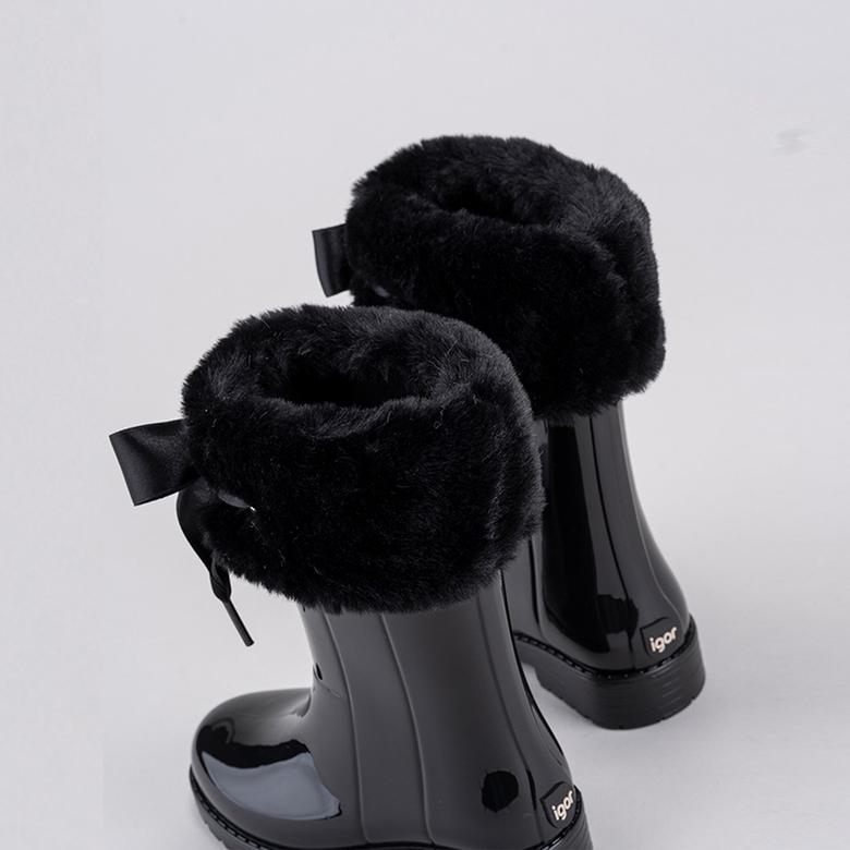 Igor Campera Charol Soft Siyah Yağmur Çizmesi