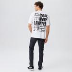 Market 24 Hr Lawyer Service Pocket Erkek Beyaz T-Shirt
