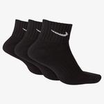 Nike U V Cush Ale 3'lü Value Unisex Siyah Çorap