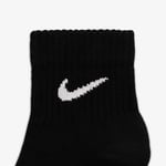 Nike Everyday Lightweight Training Ankle 3lü Unisex Siyah Çorap