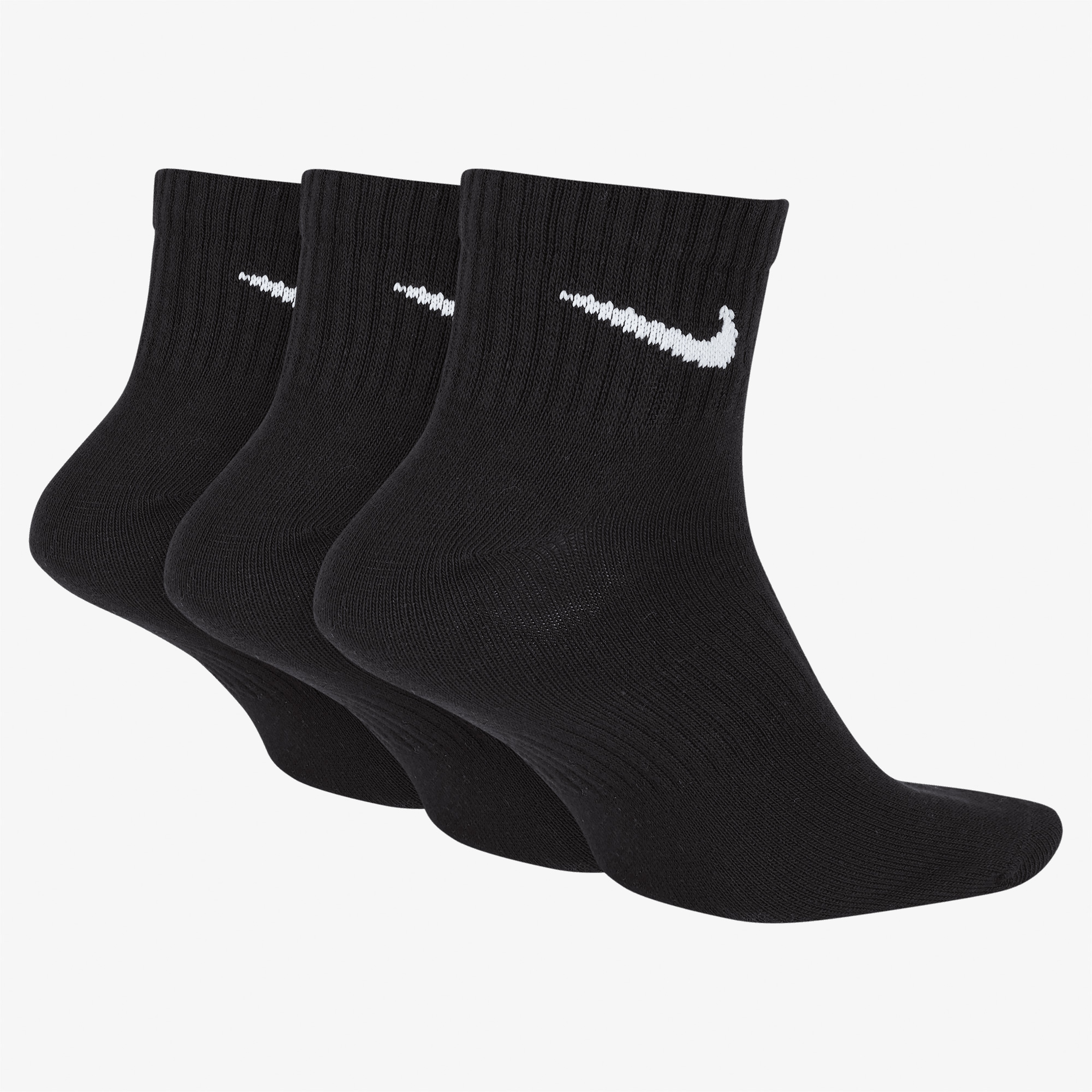 Nike Everyday Lightweight Training Ankle 3lü Unisex Siyah Çorap