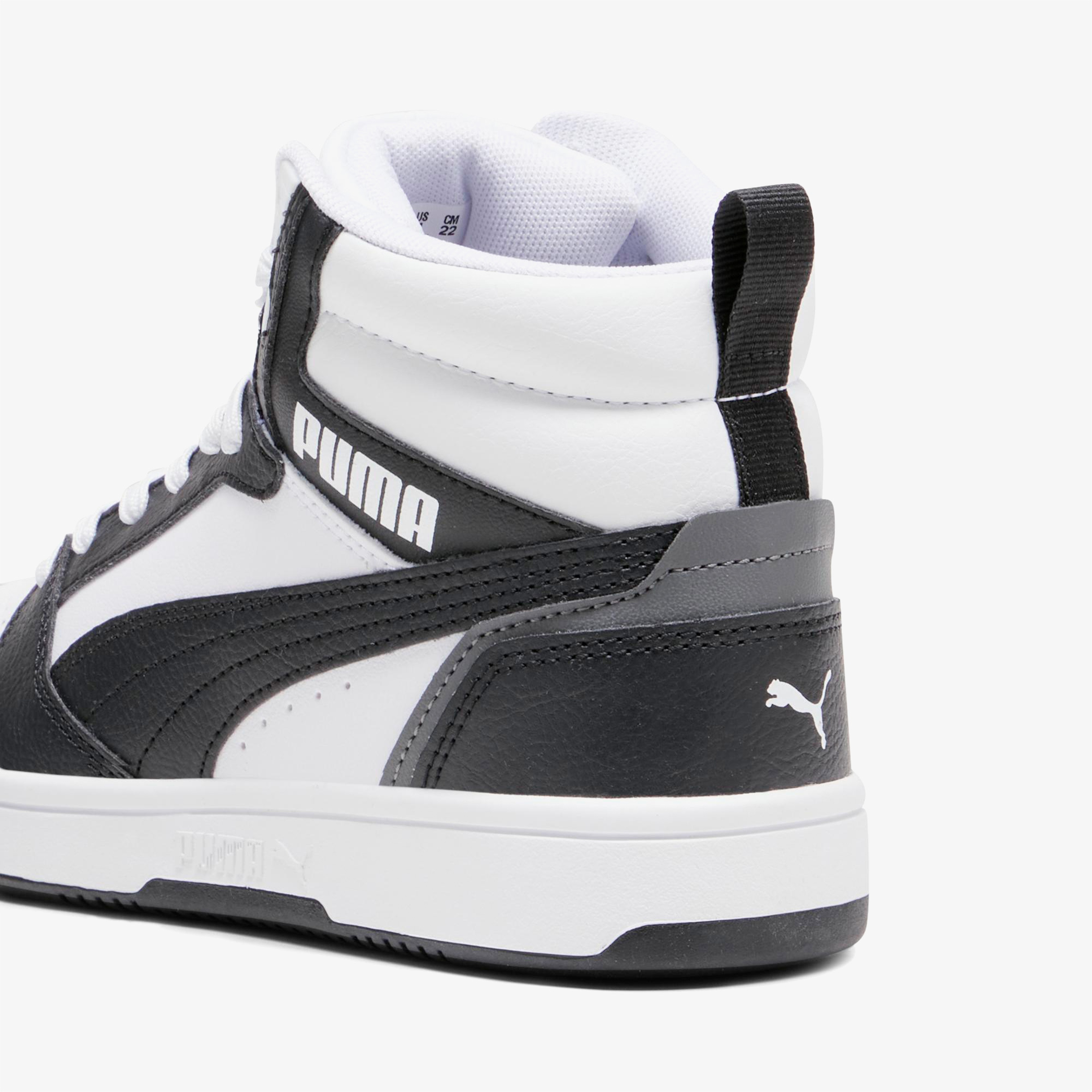 Puma Rebound V6 Mid Çocuk Siyah Günlük Spor Ayakkabı