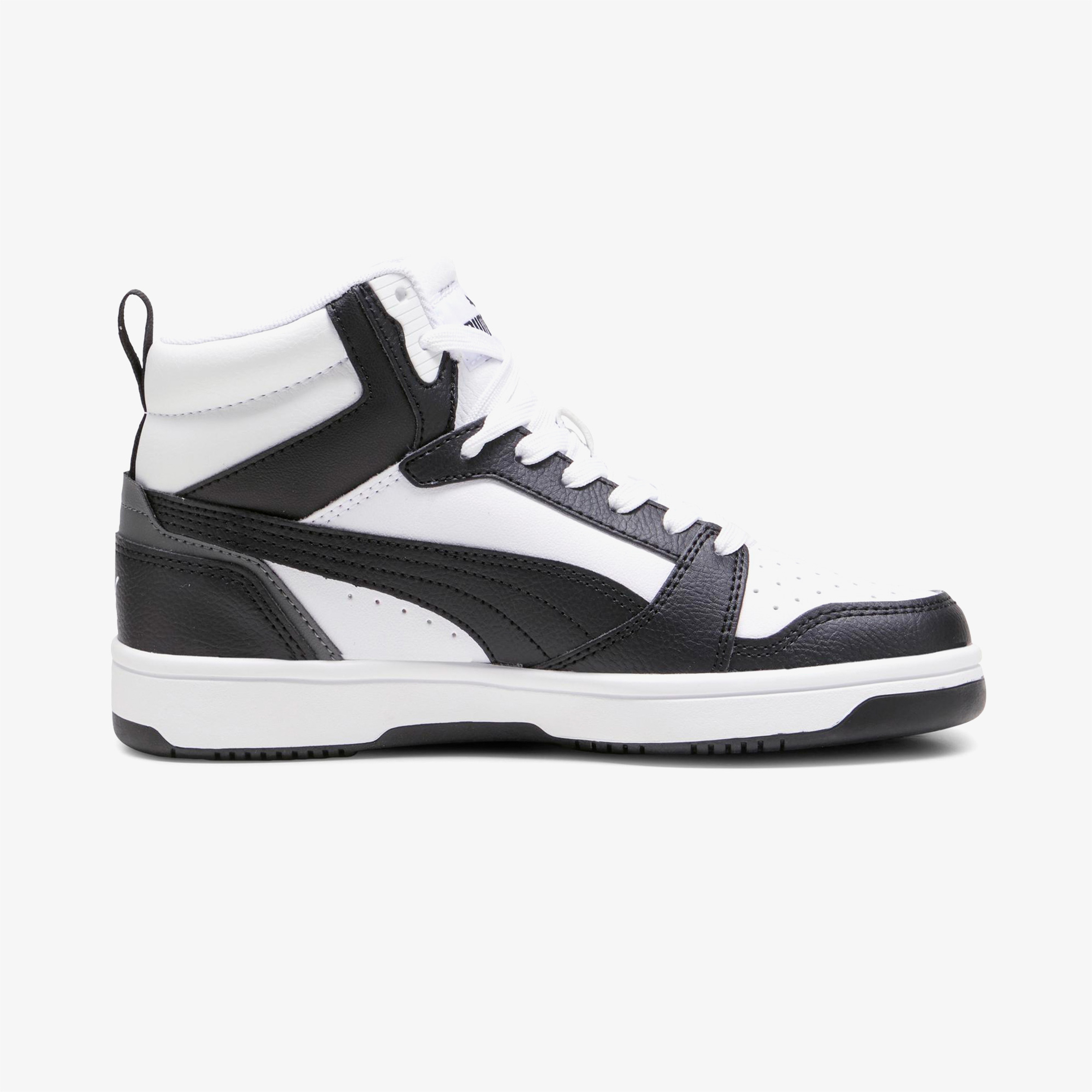 Puma Rebound V6 Mid Çocuk Siyah Günlük Spor Ayakkabı