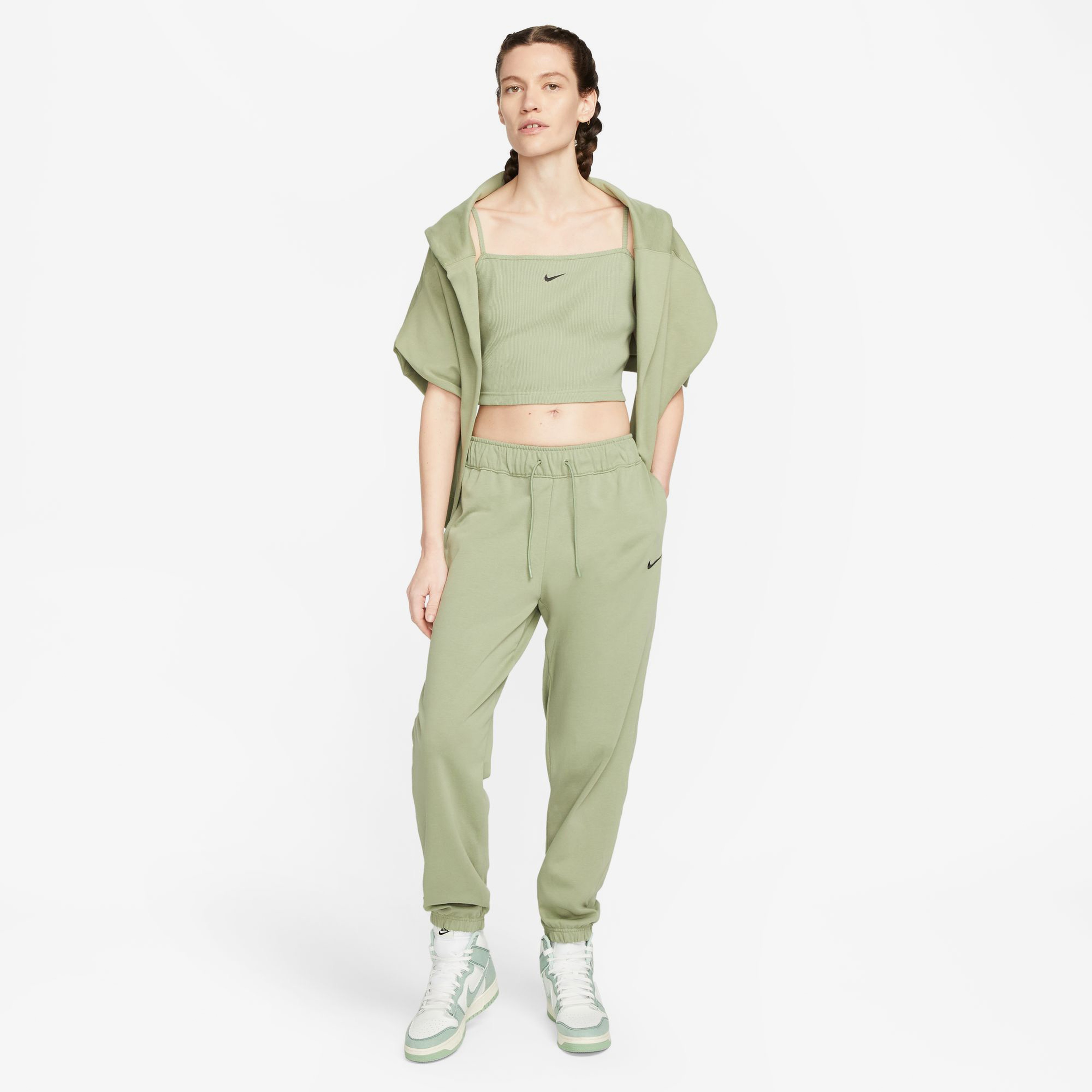 Nike Sportswear Jersey Easy Kadın Yeşil Eşofman Altı