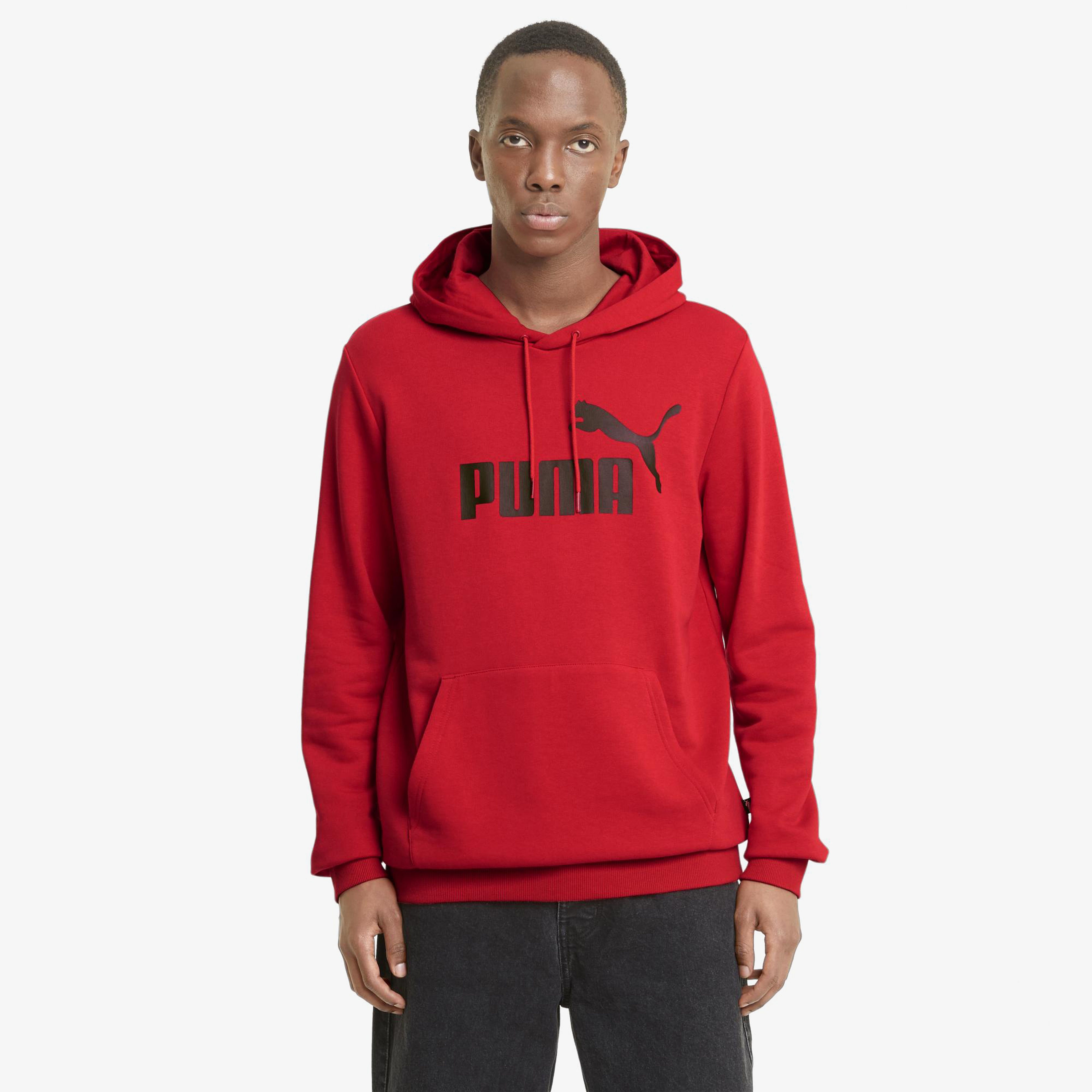 Puma Essentials Big Logo Erkek Kırmızı Günlük Sweatshirt