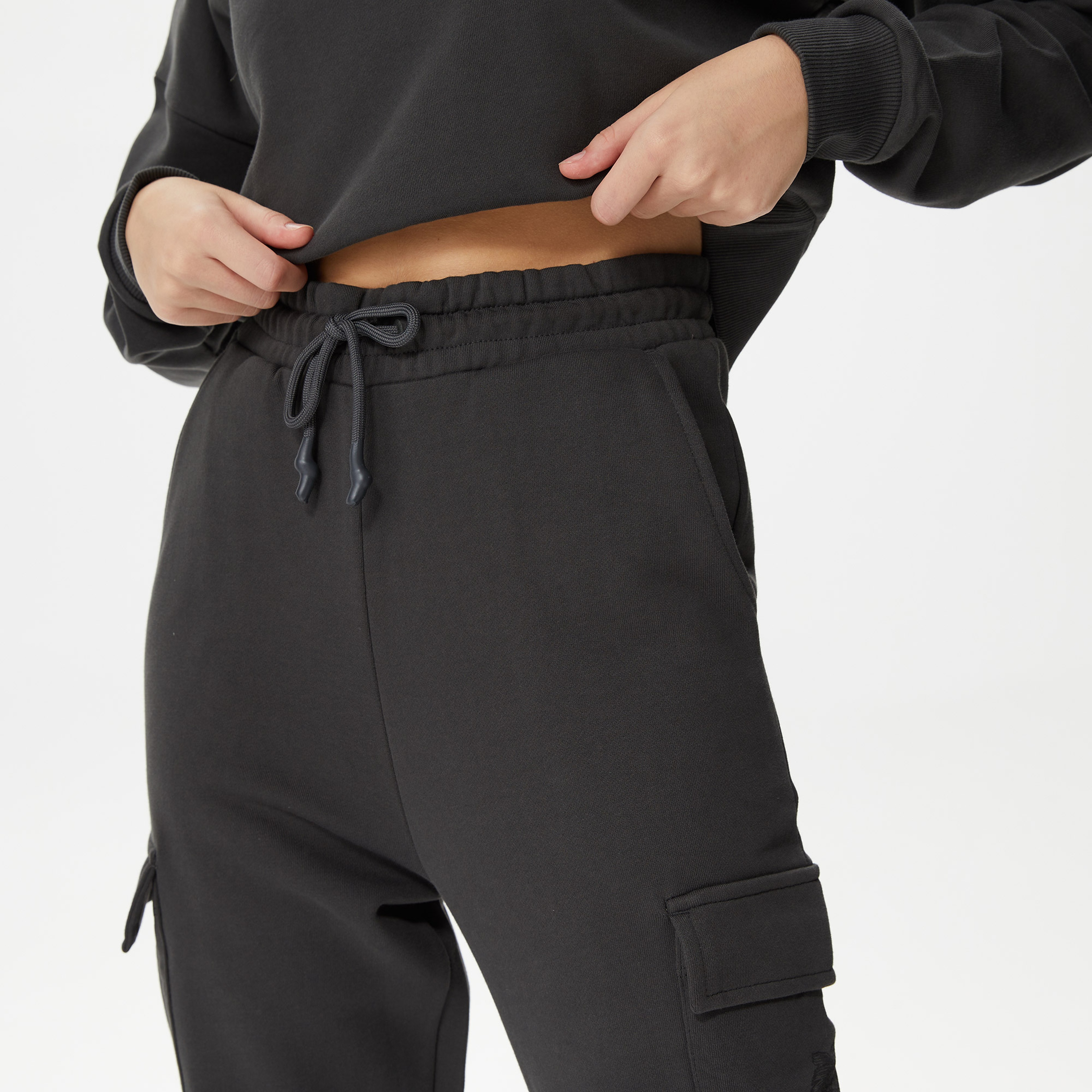 UNITED4 Kadın Siyah Eşofman Altı